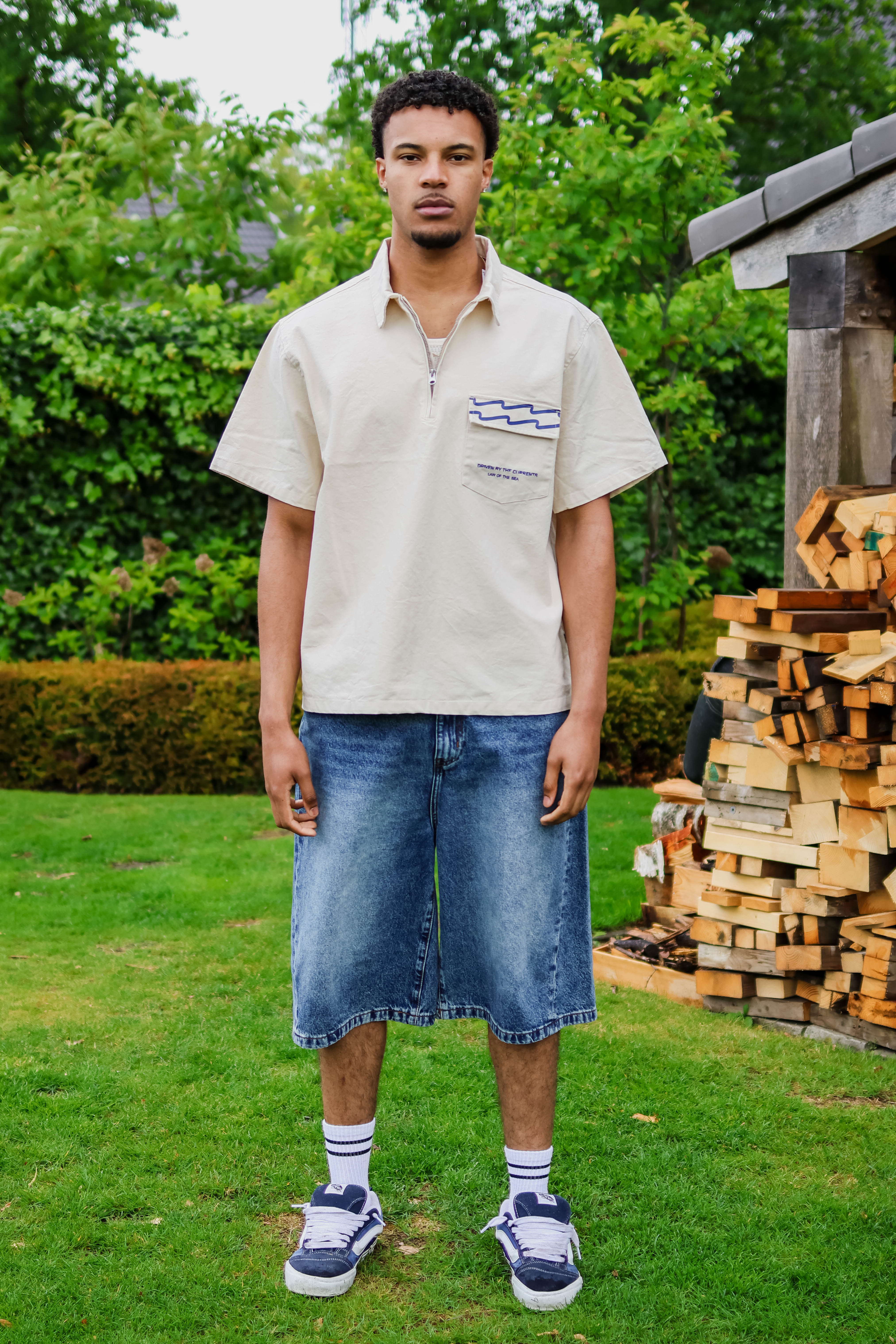 Woodbird Heren Bermuda Blauw 2