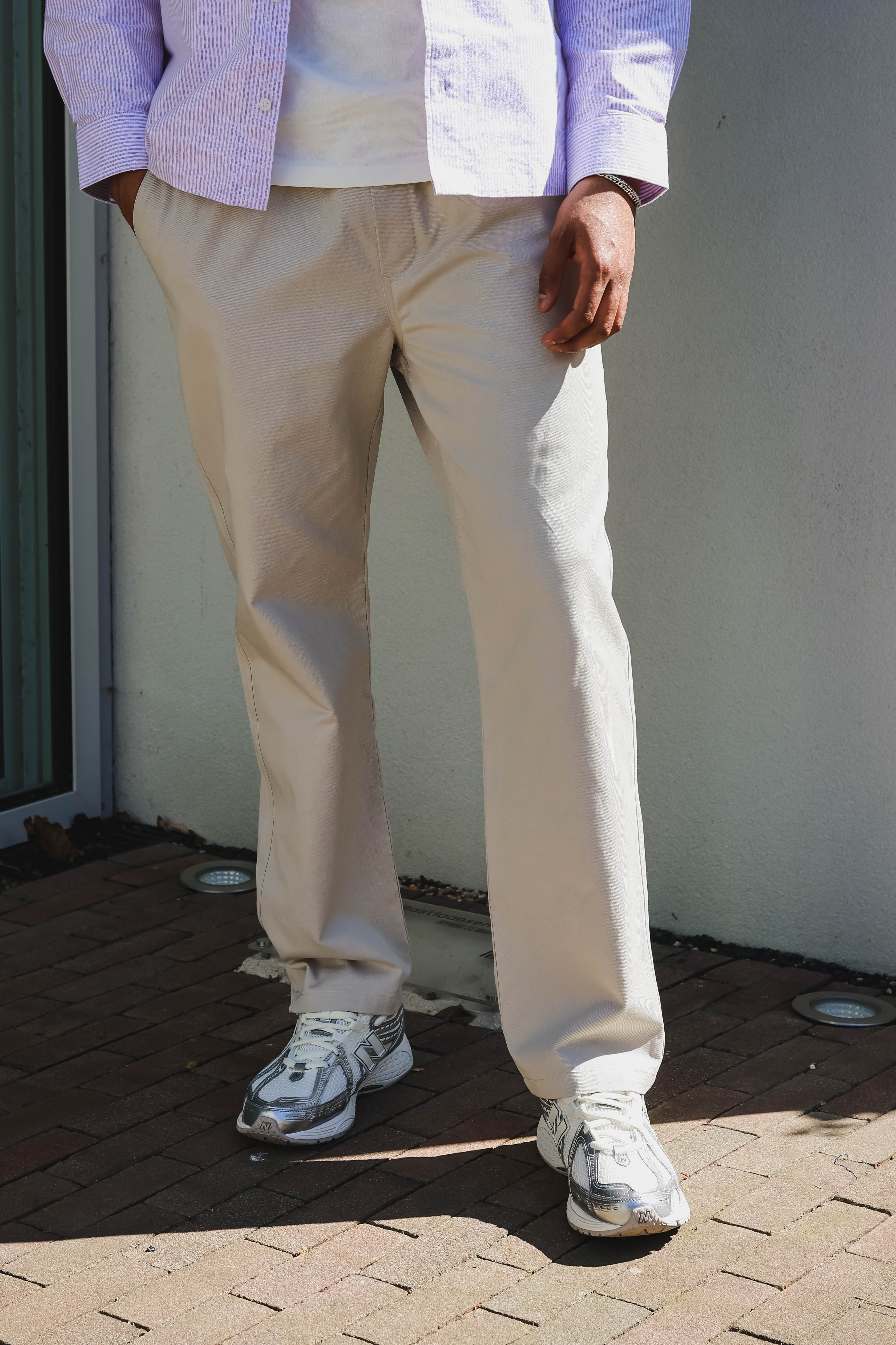 Samsoe Samsoe Heren Broek Beige 1