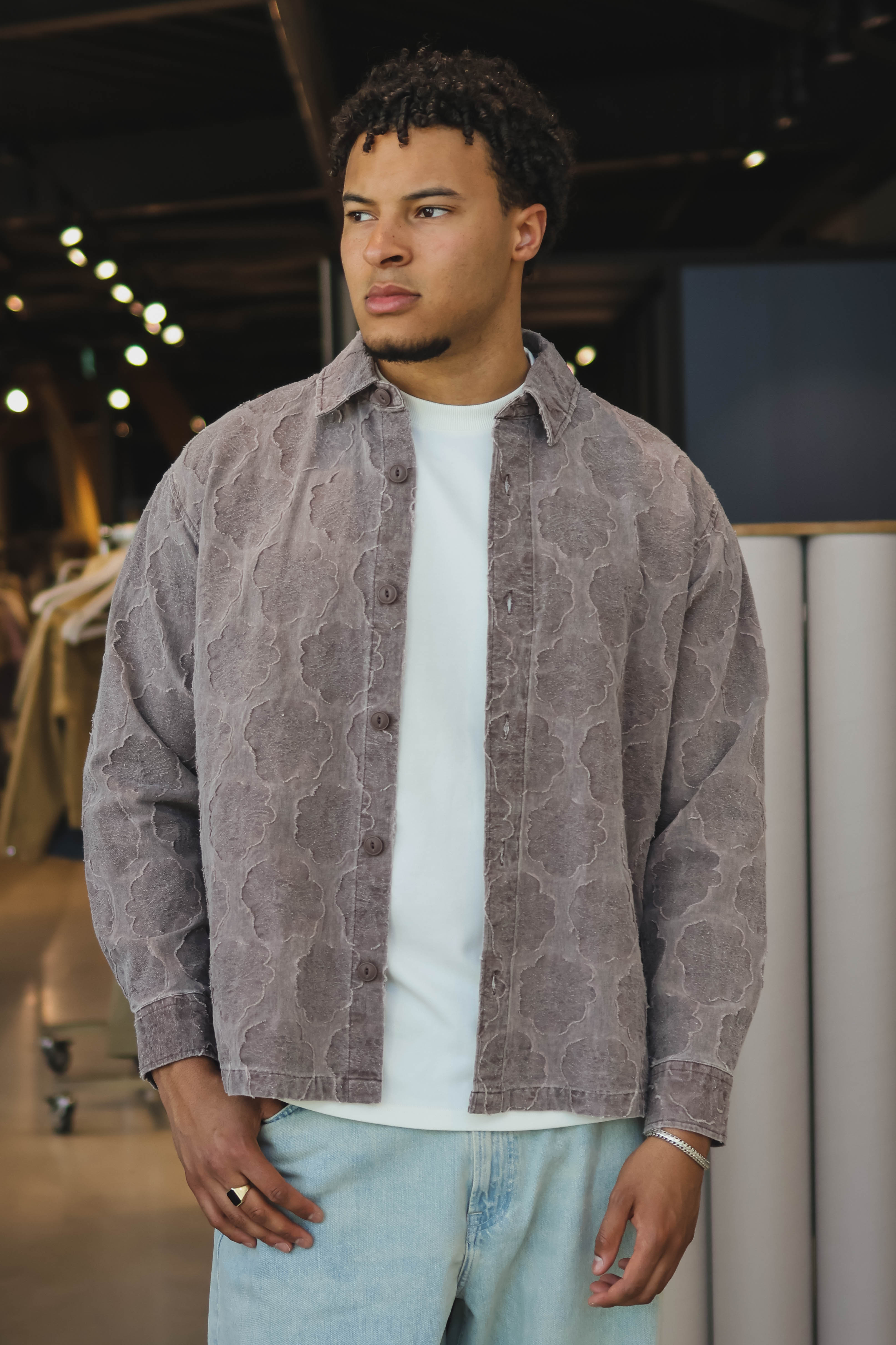 LAW OF THE SEA Heren Overshirt Rood 1