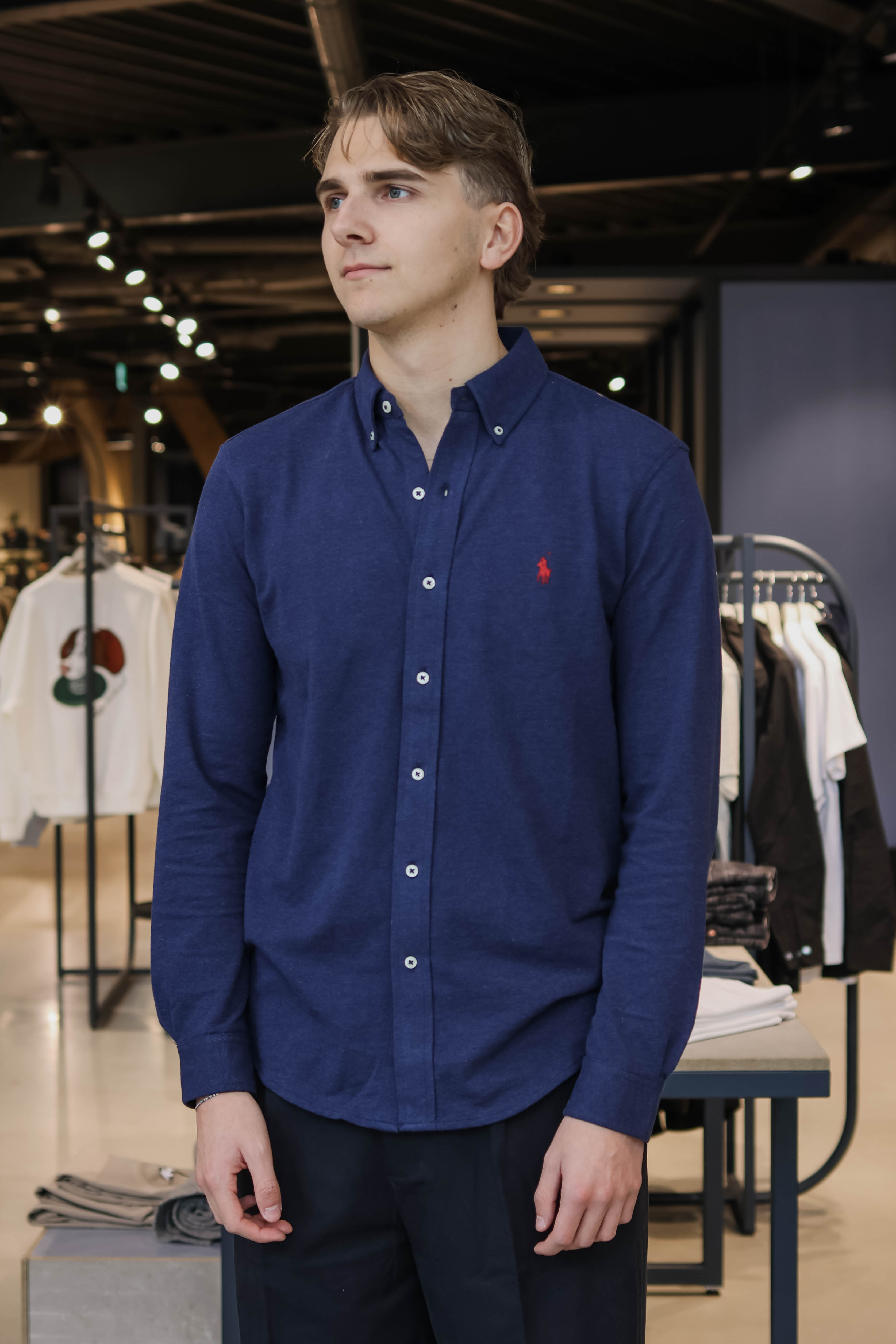 Ralph Lauren Heren Overhemd Lange Mouw Blauw 1