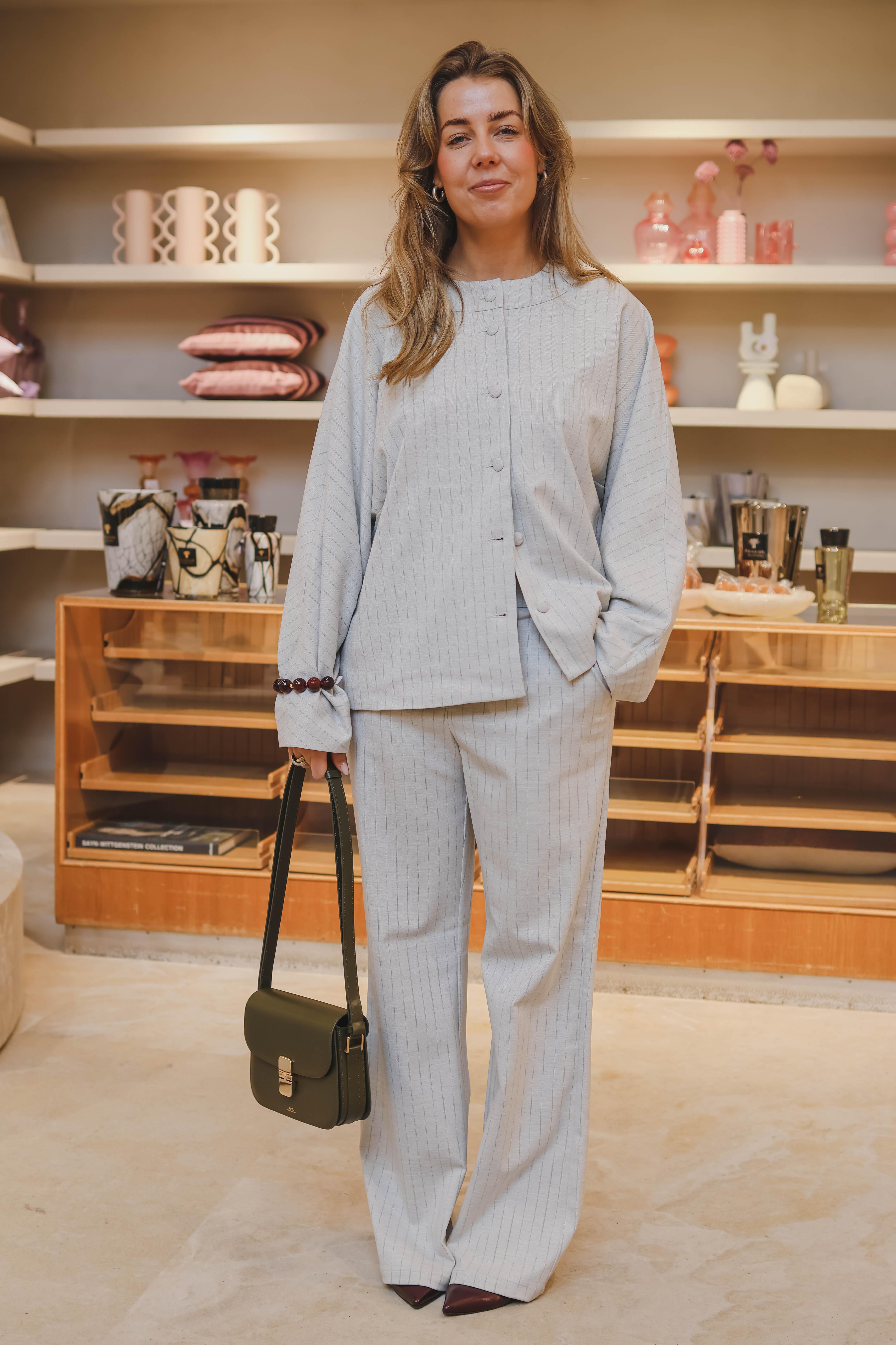Aimee The Label Dames Blazer Grijs 2