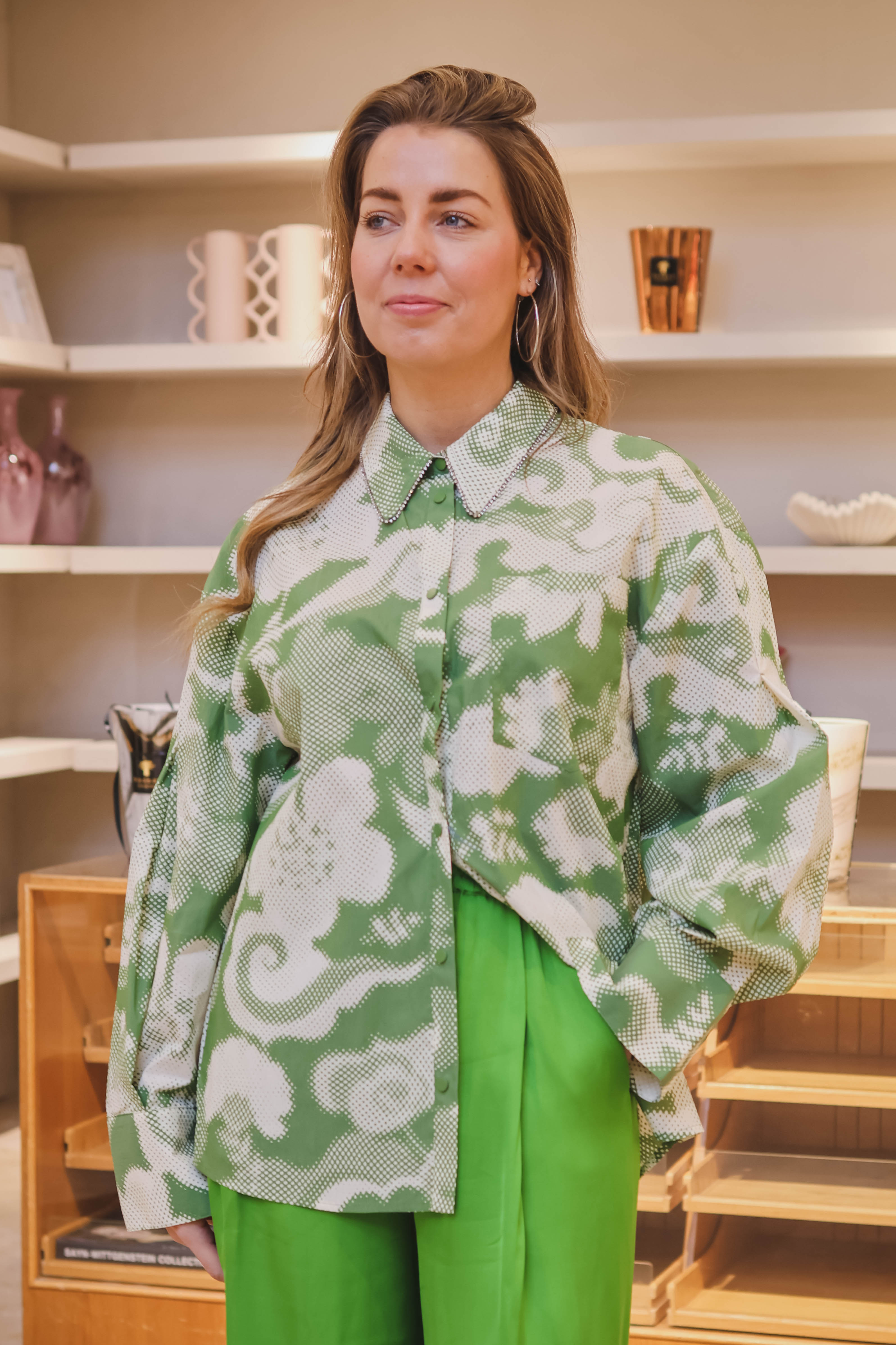 Essentiel Dames Blouse Groen 1