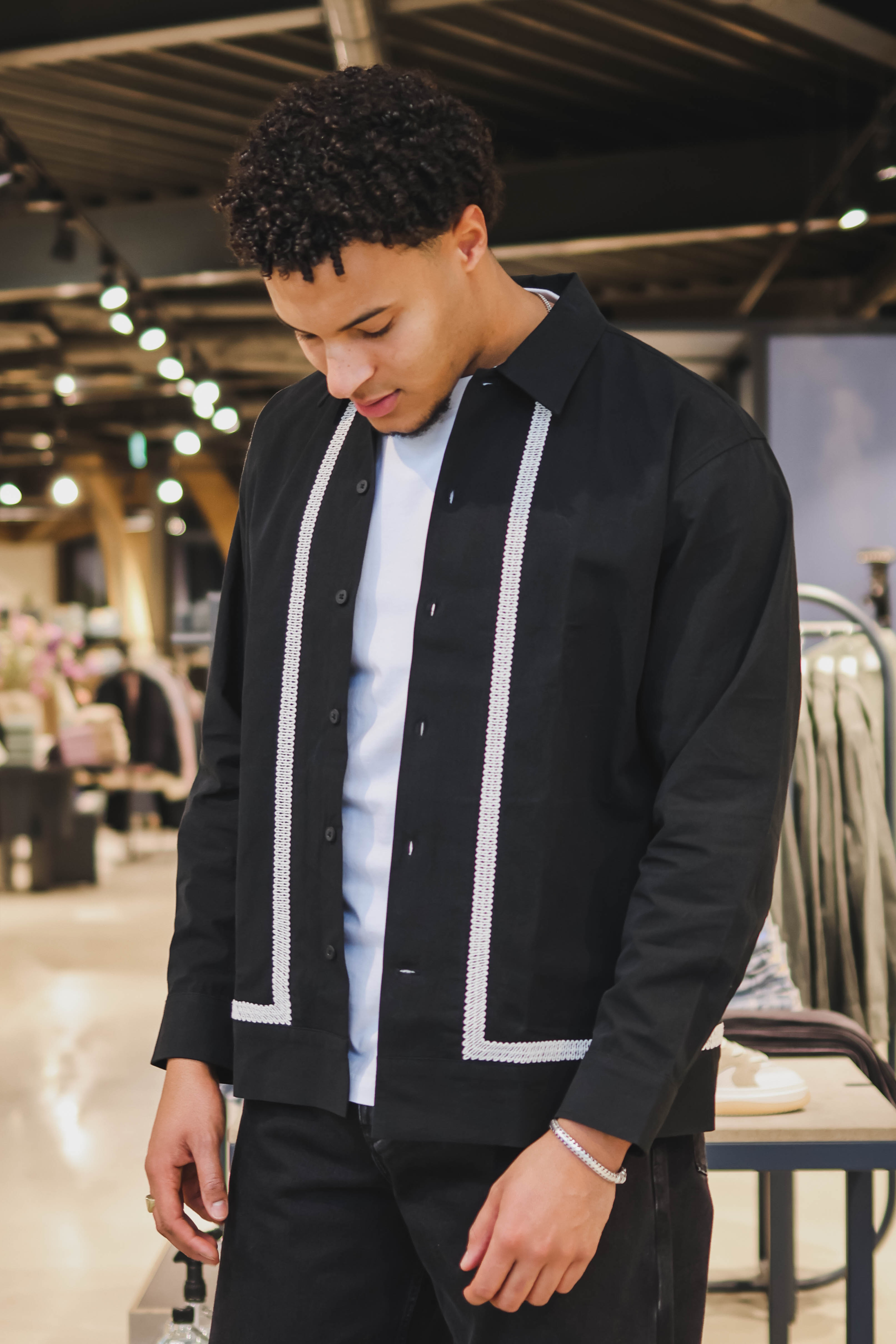NN.07 Heren Overshirt Zwart 1