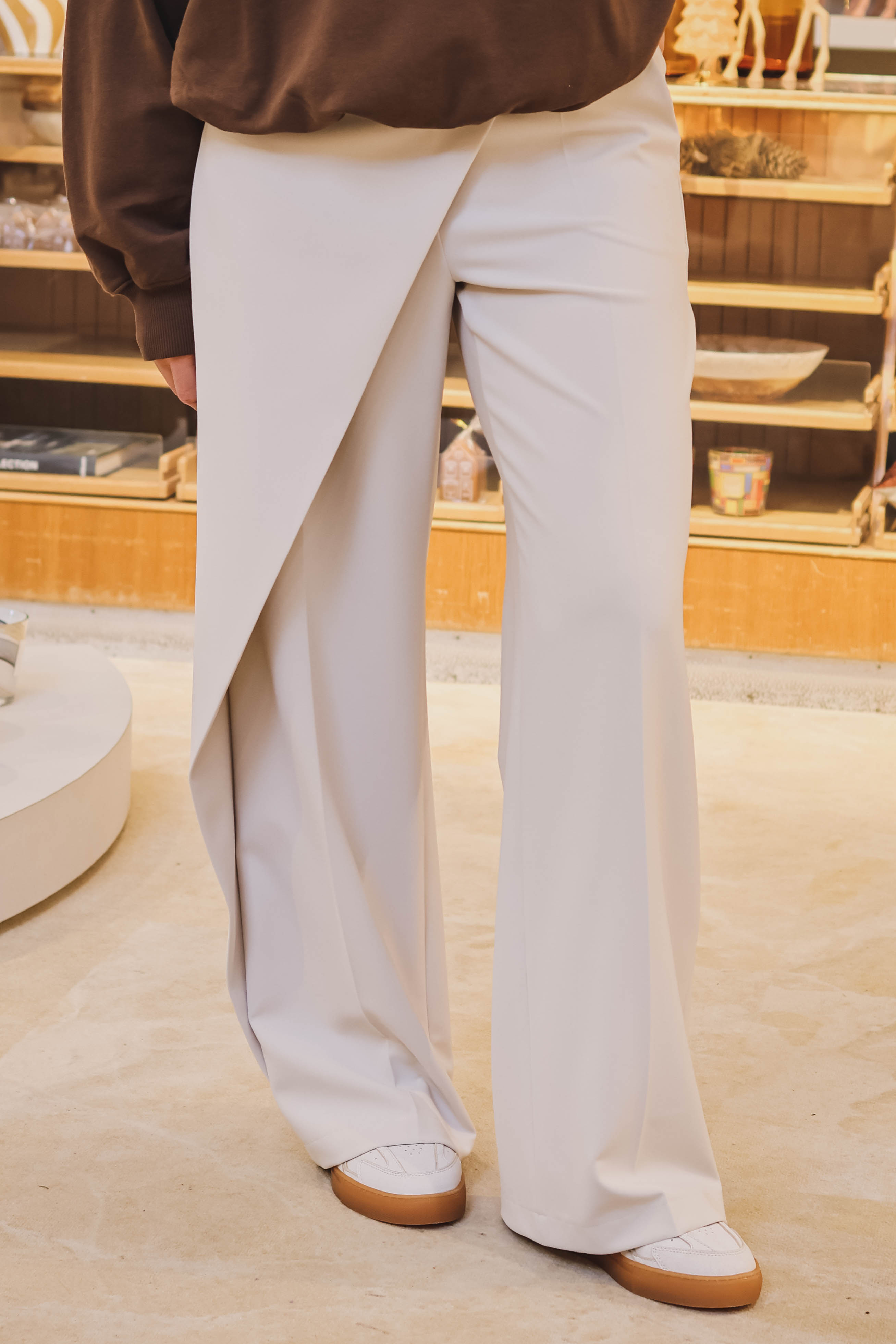 Cambio Dames Broek Beige 1