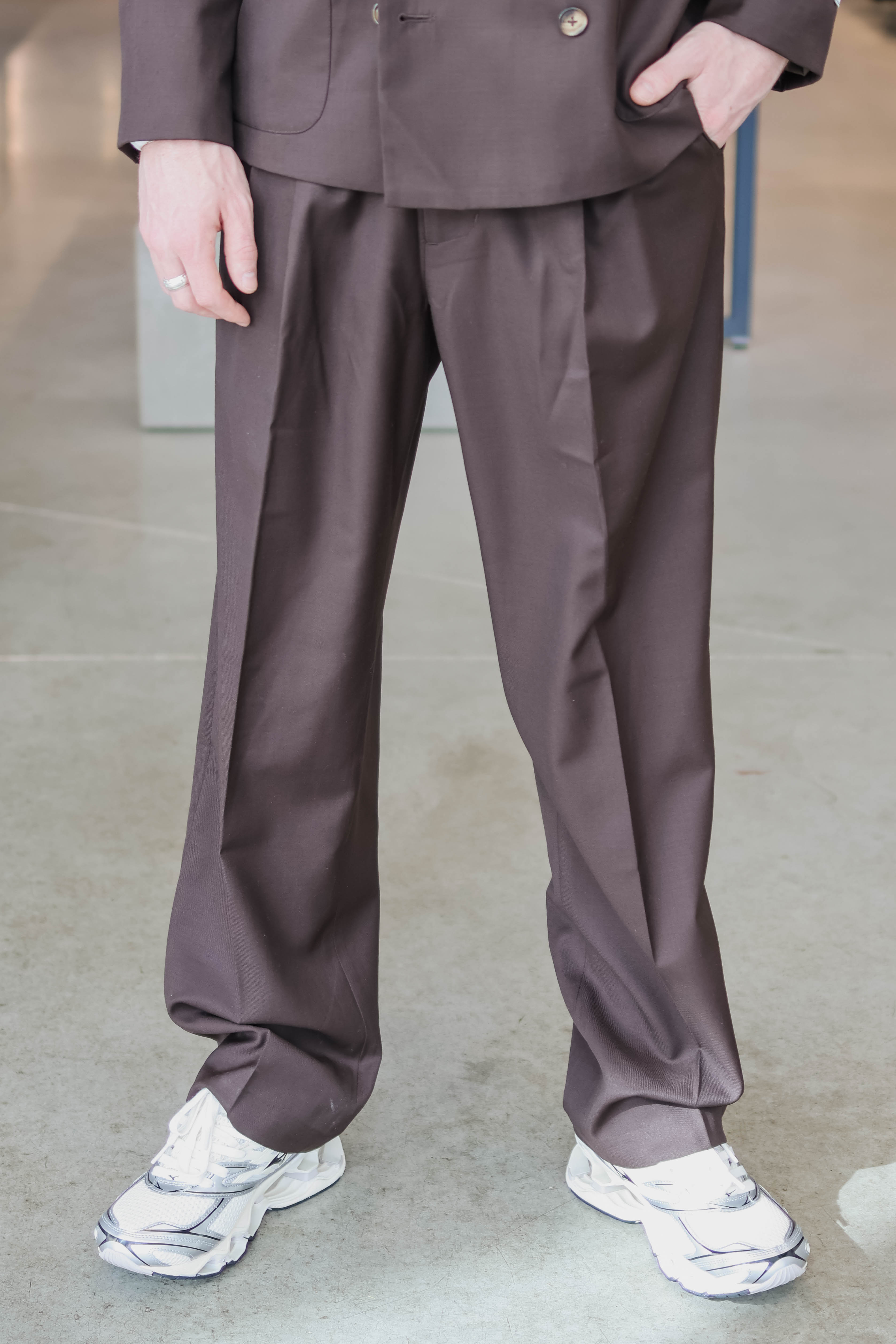 Ange Projects Heren Broek Bruin 1