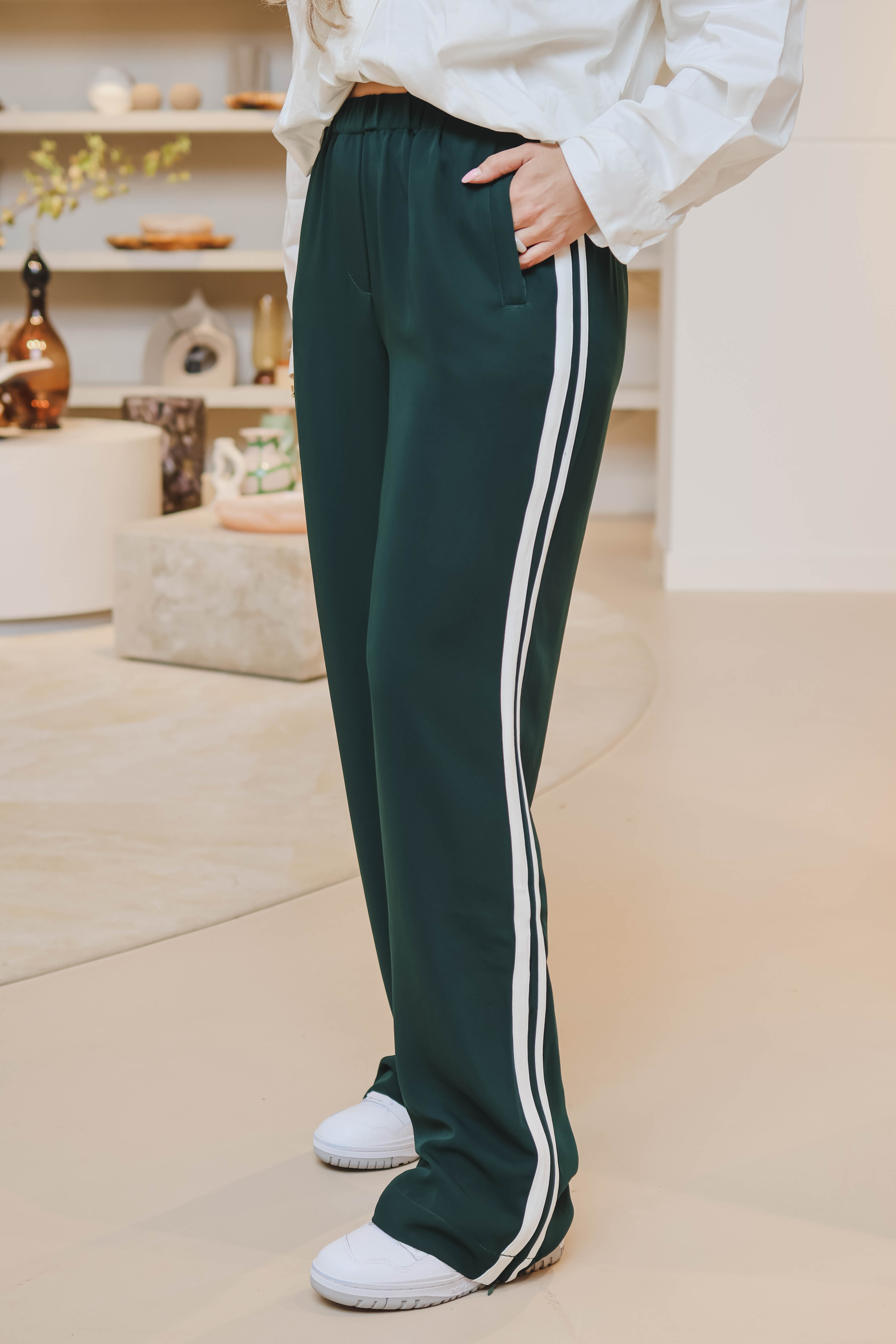 Catwalk Junkie Dames Broek Groen 1