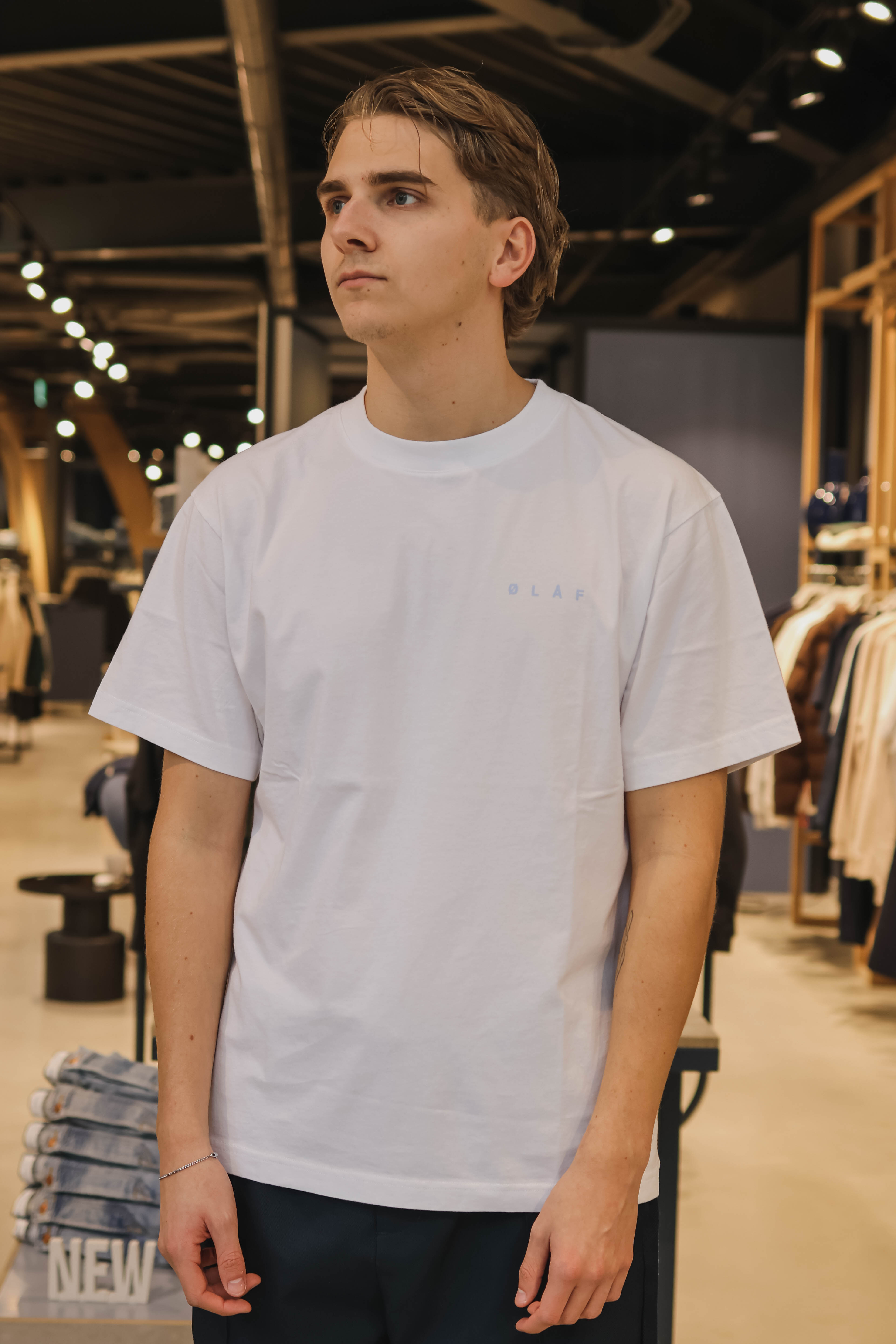 OLAF Heren T-shirt Wit 1