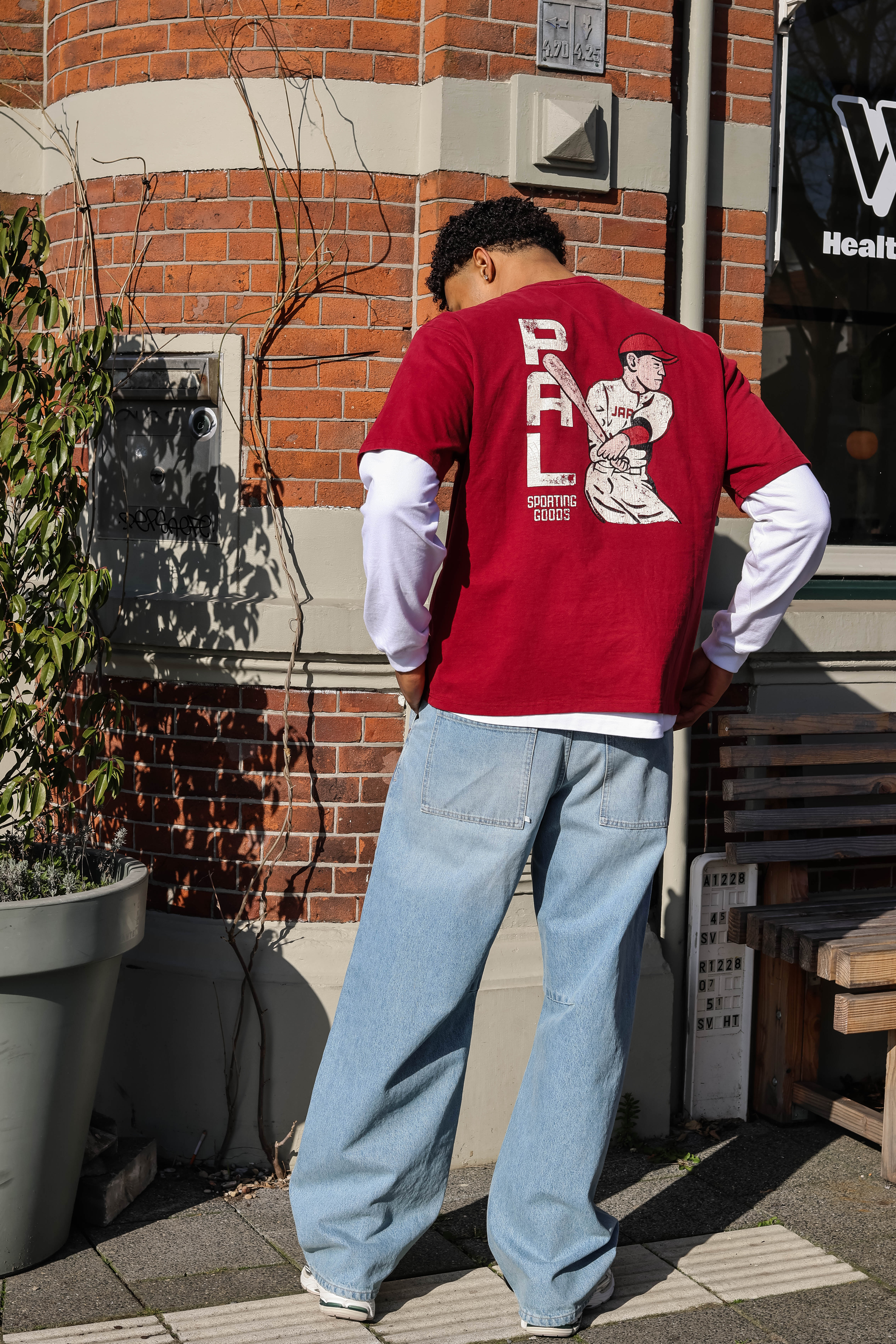 PAL Sporting Goods Heren T-shirt Rood 2