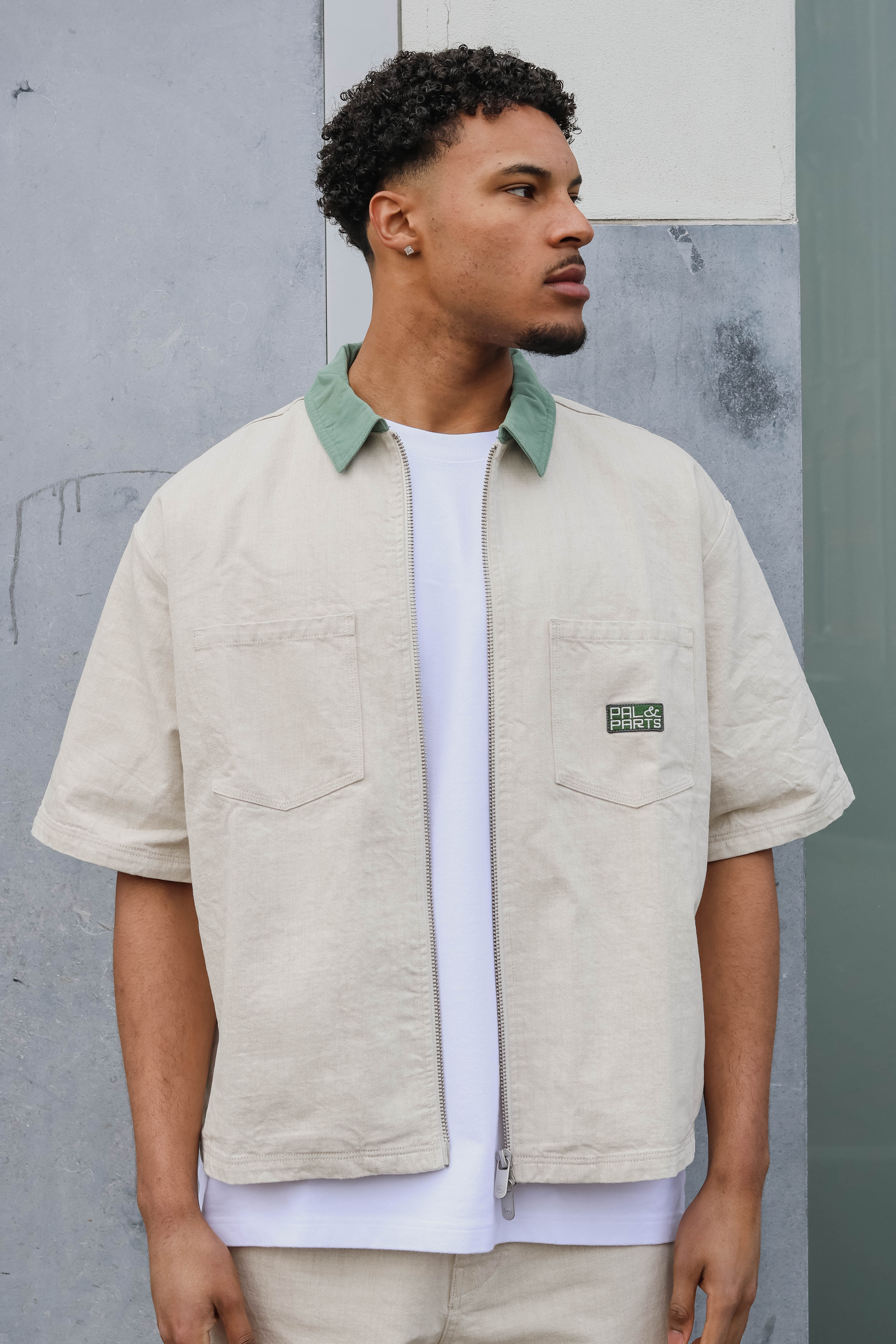 PAL Sporting Goods Heren Overshirt Beige 1