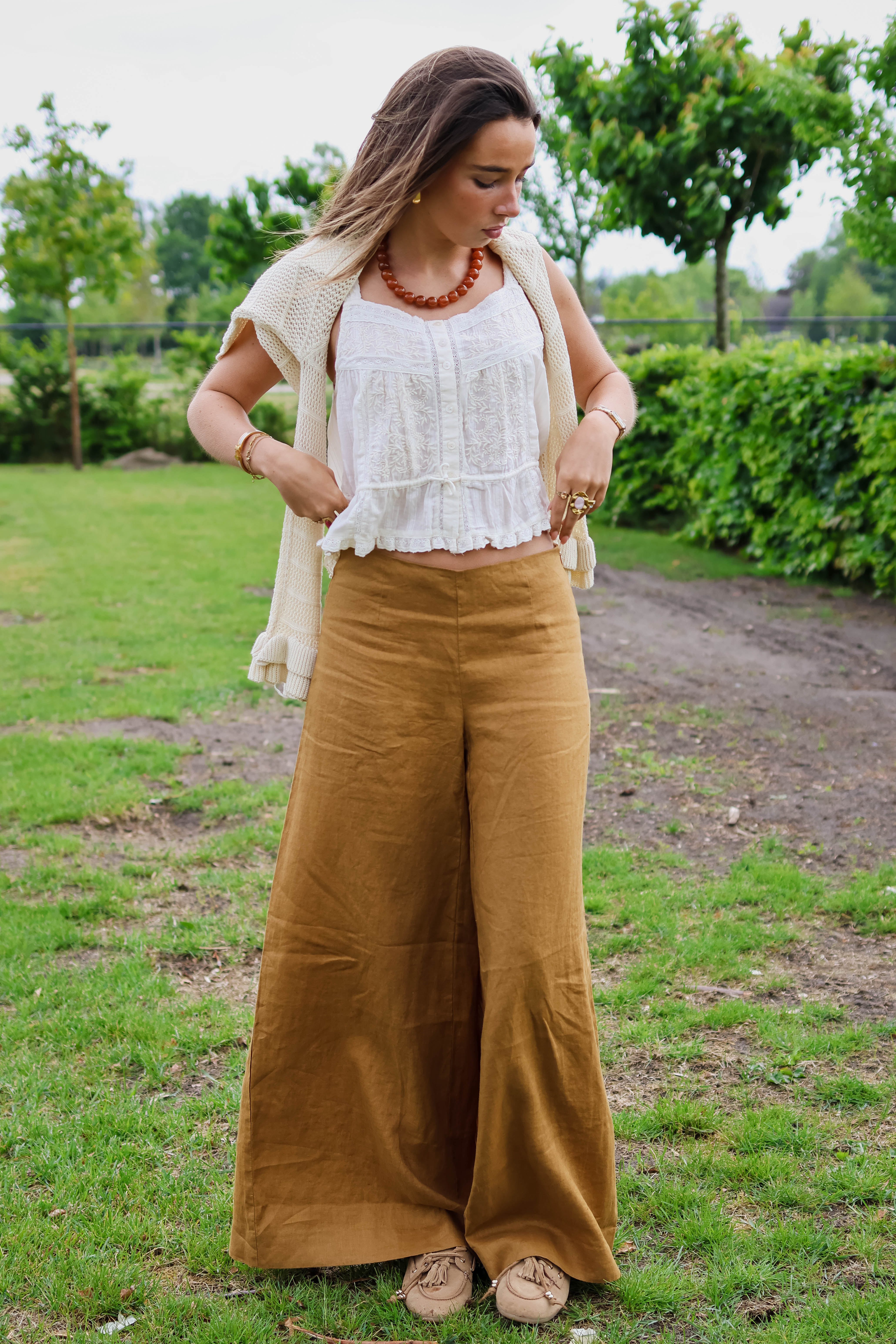 Maison Hotel Dames Top Wit 2