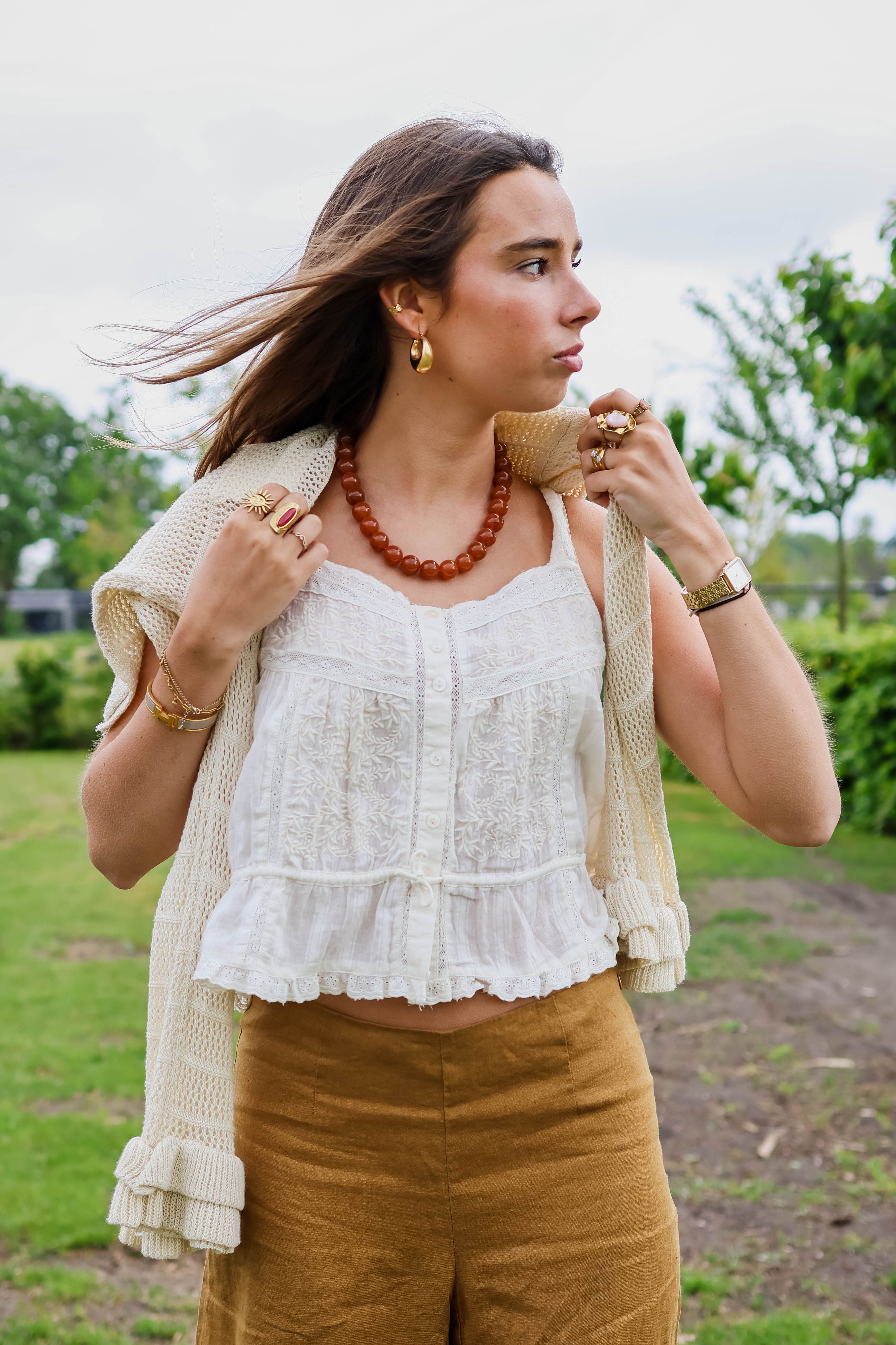 Maison Hotel Dames Top Wit 1