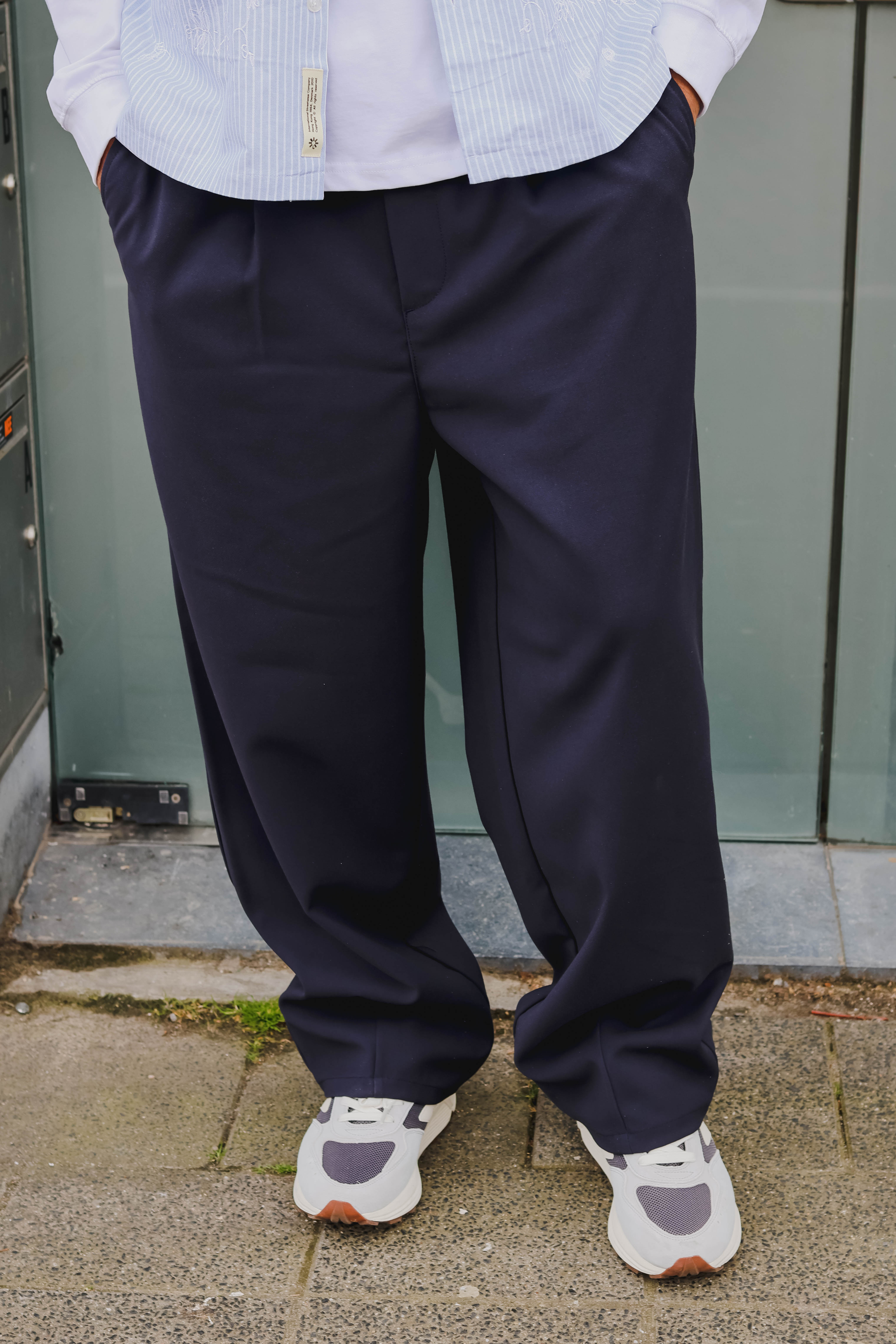 Woodbird Heren Broek Blauw 1