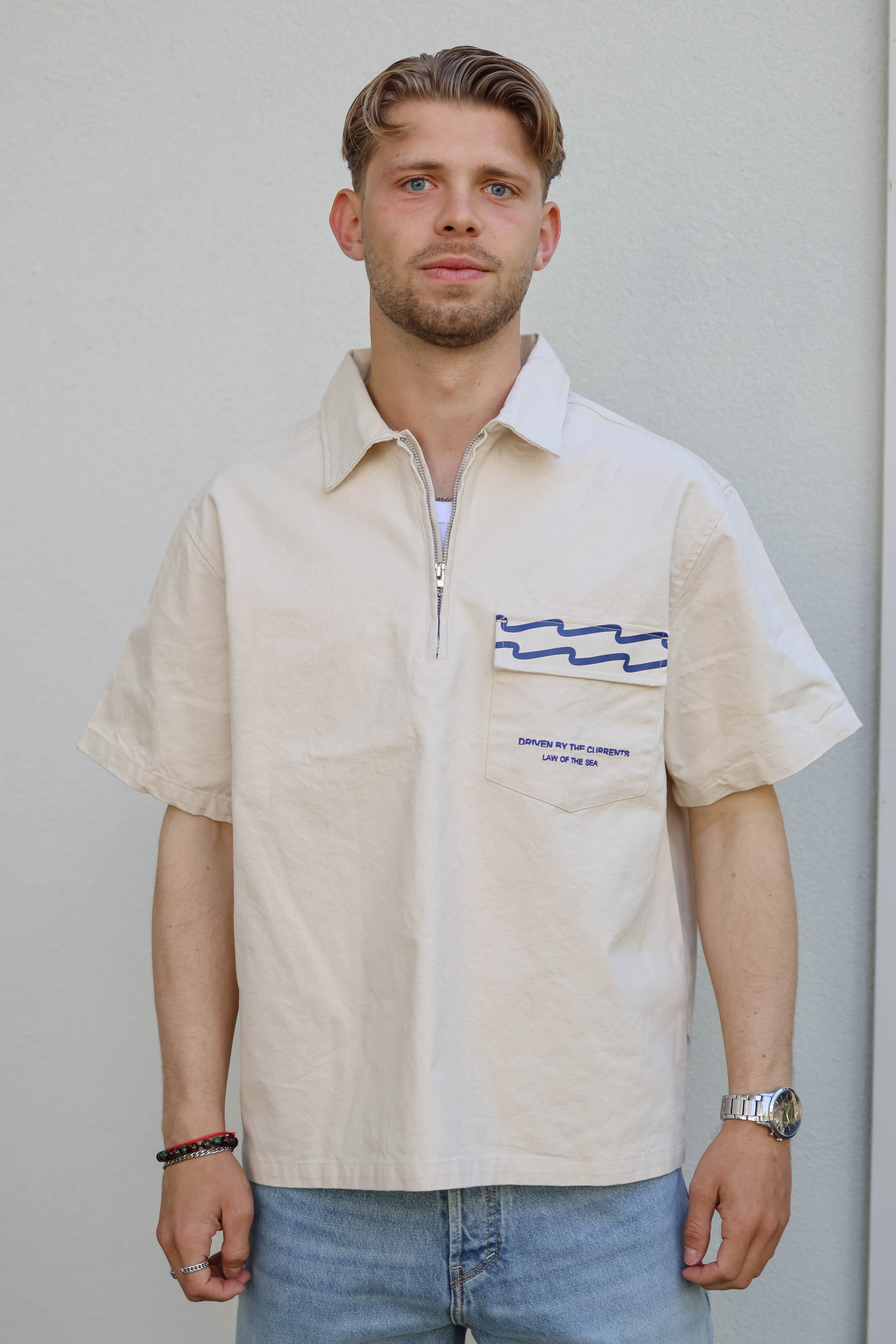 LAW OF THE SEA Heren Trui Beige 1