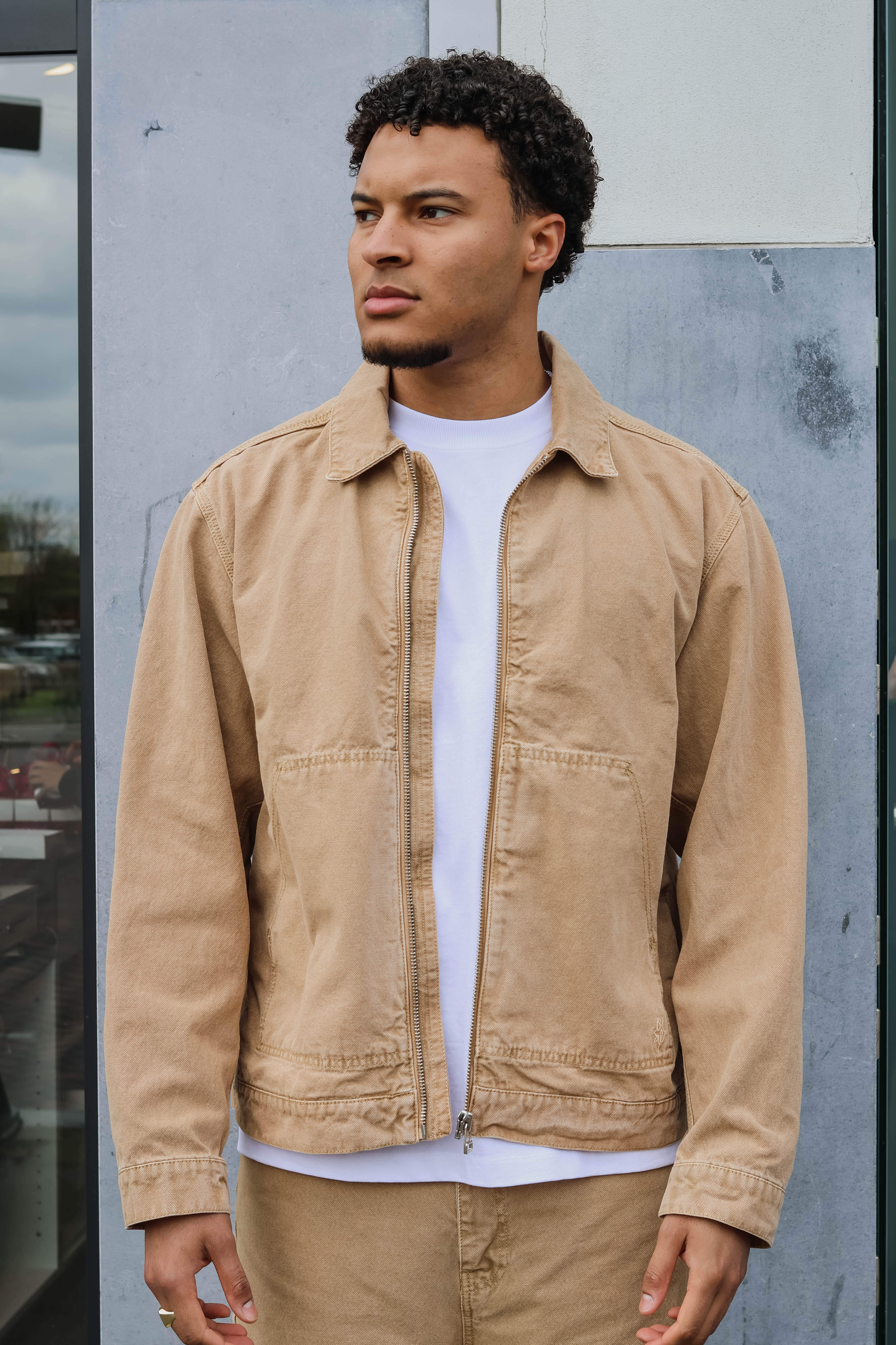 OLAF Heren Overshirt Bruin 1