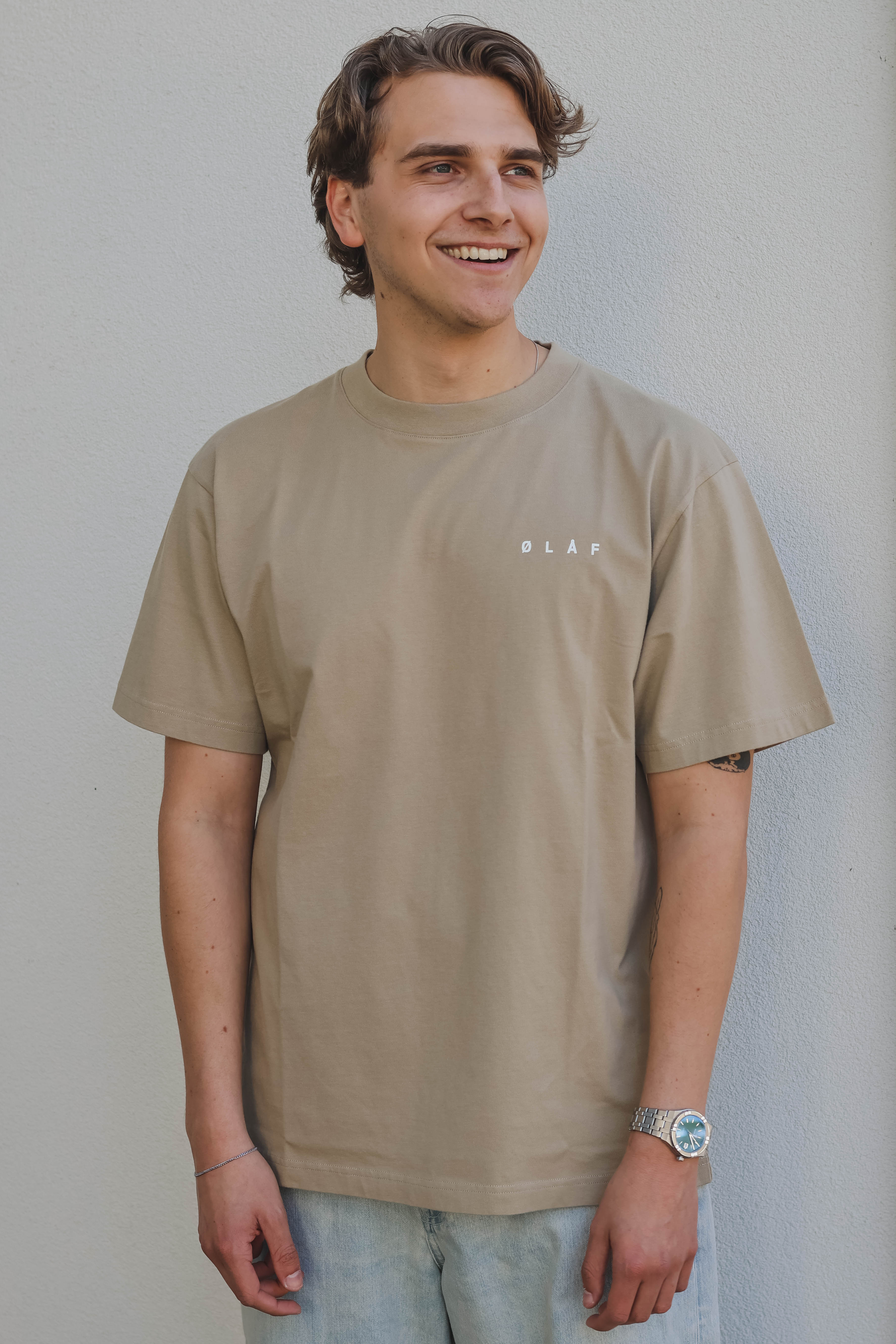 OLAF Heren T-shirt Groen 1