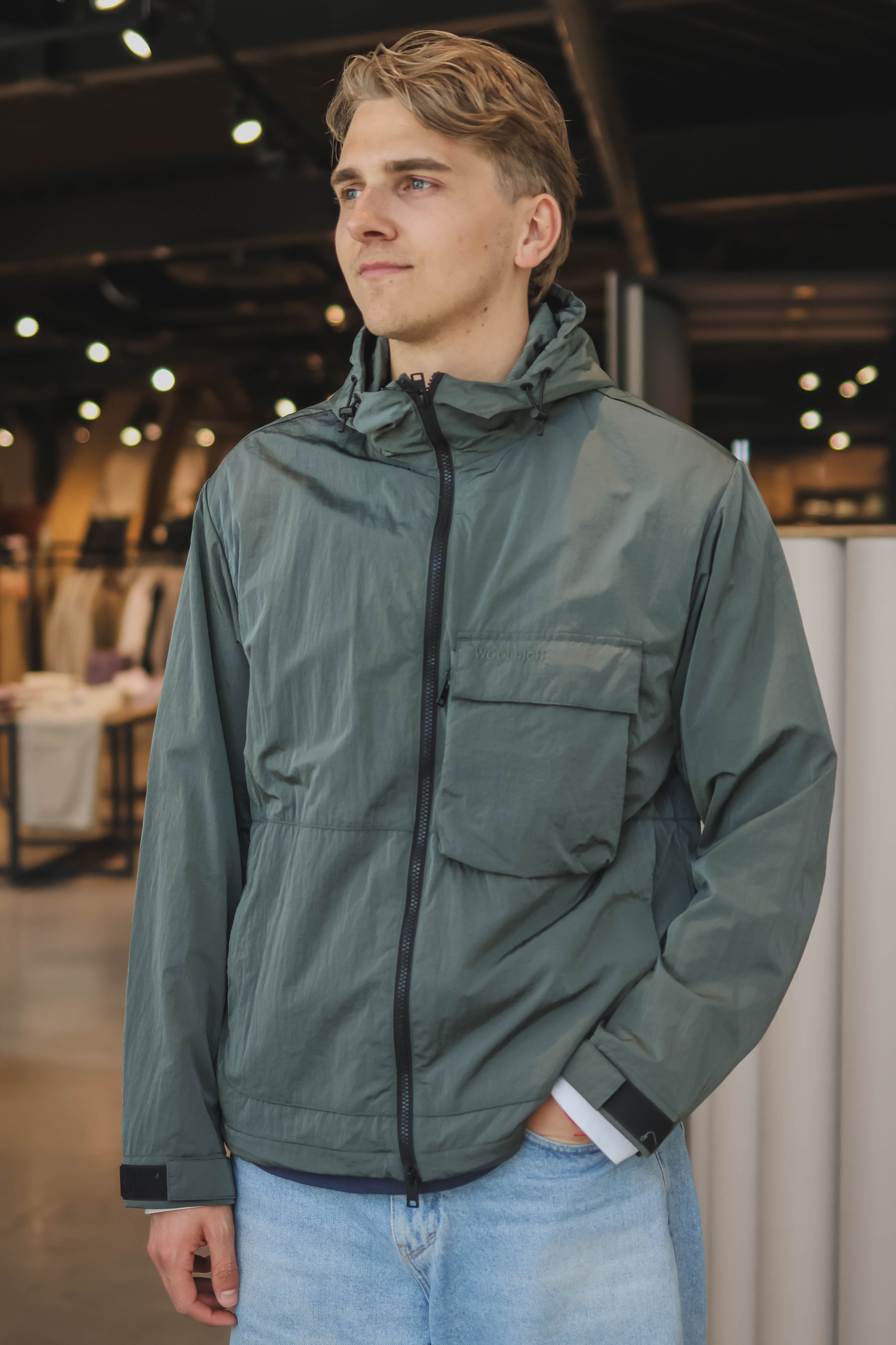 Woolrich Heren Jas Blauw 1