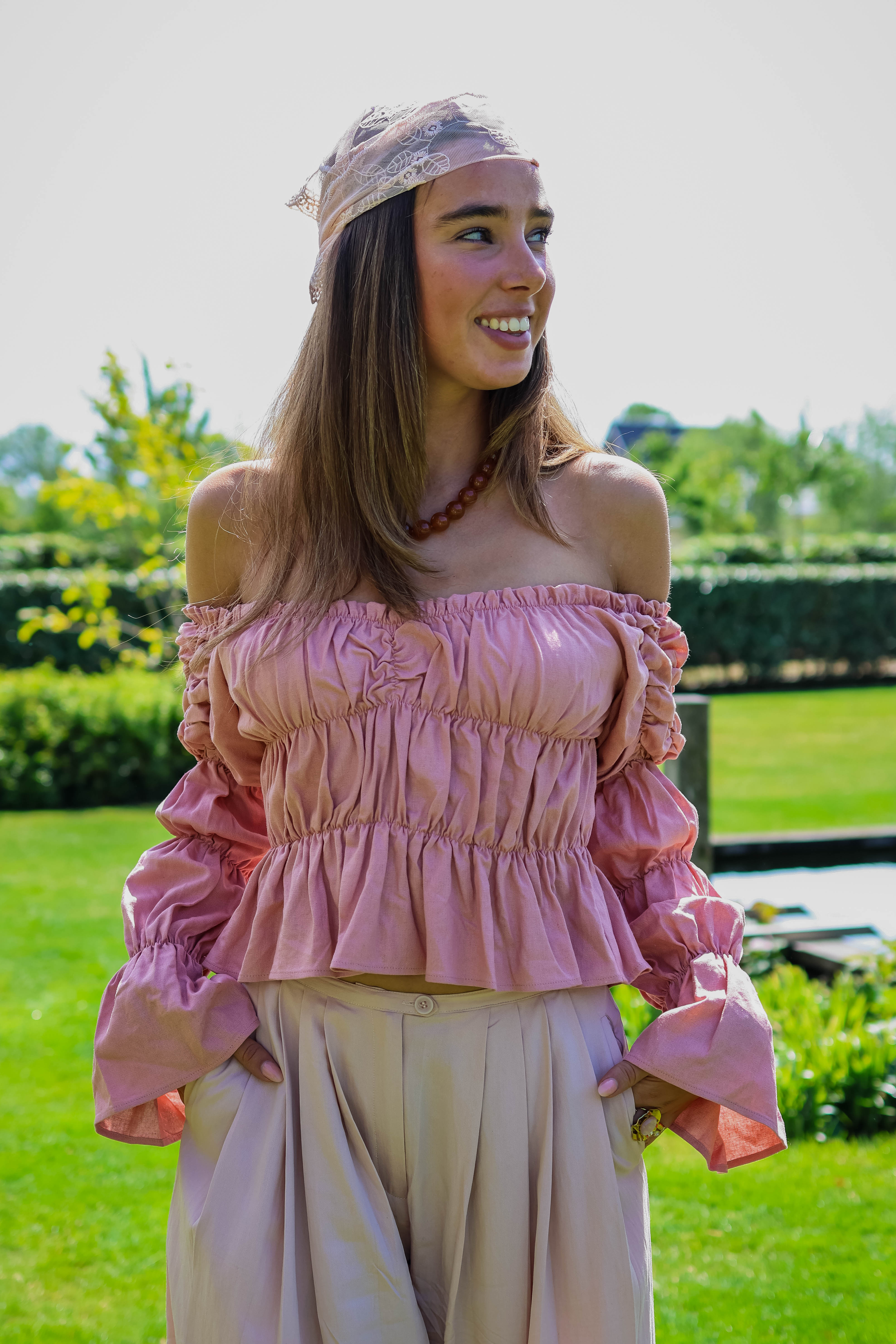 Laagam Dames Top Roze 1