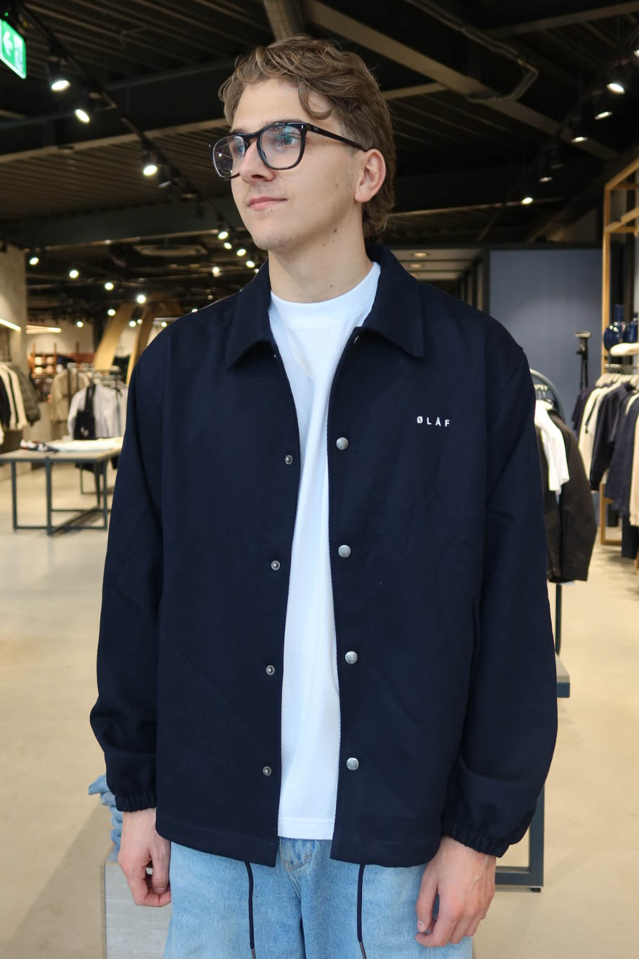 OLAF Heren Jas Blauw 1