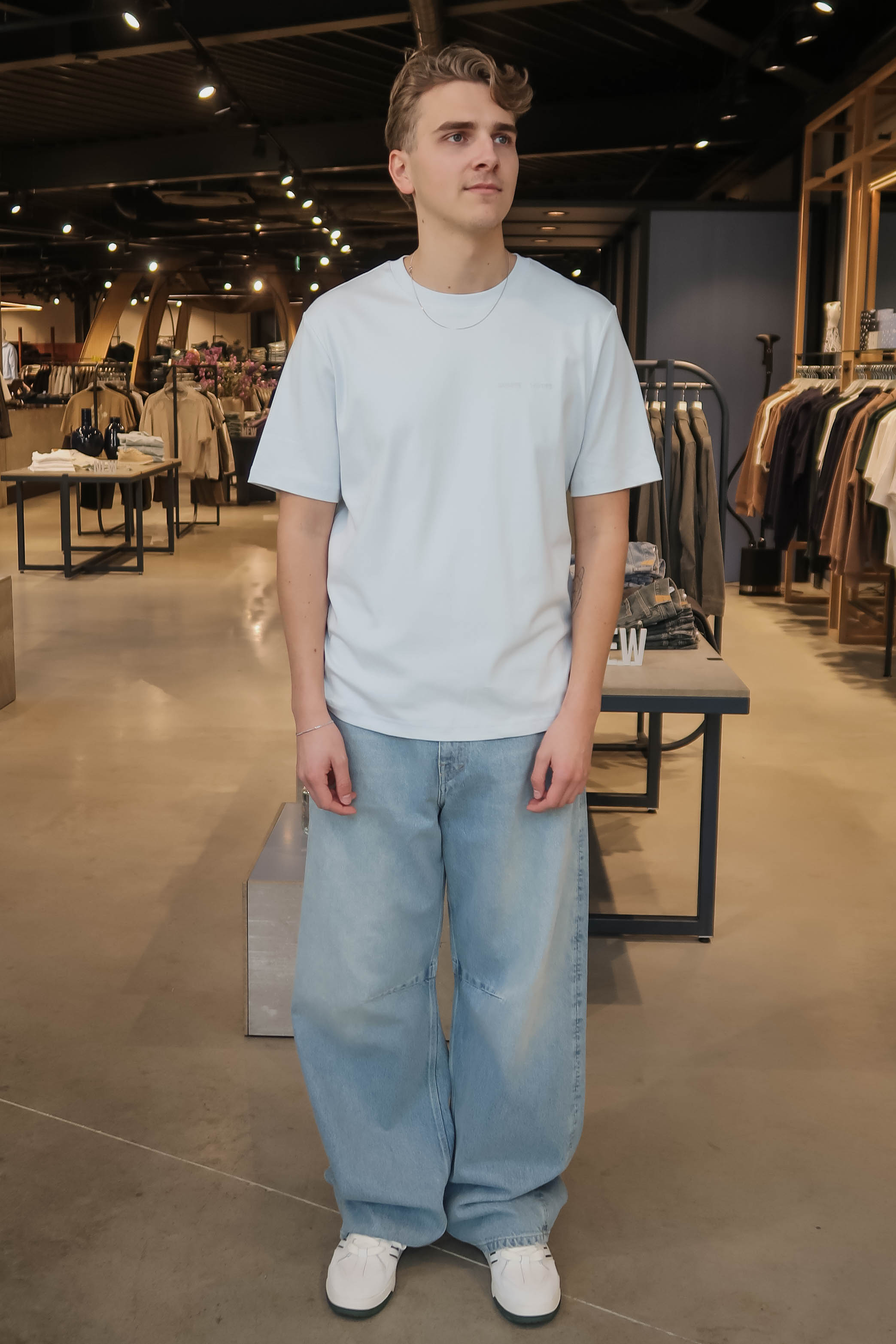 Samsoe Samsoe Heren T-shirt Blauw 2