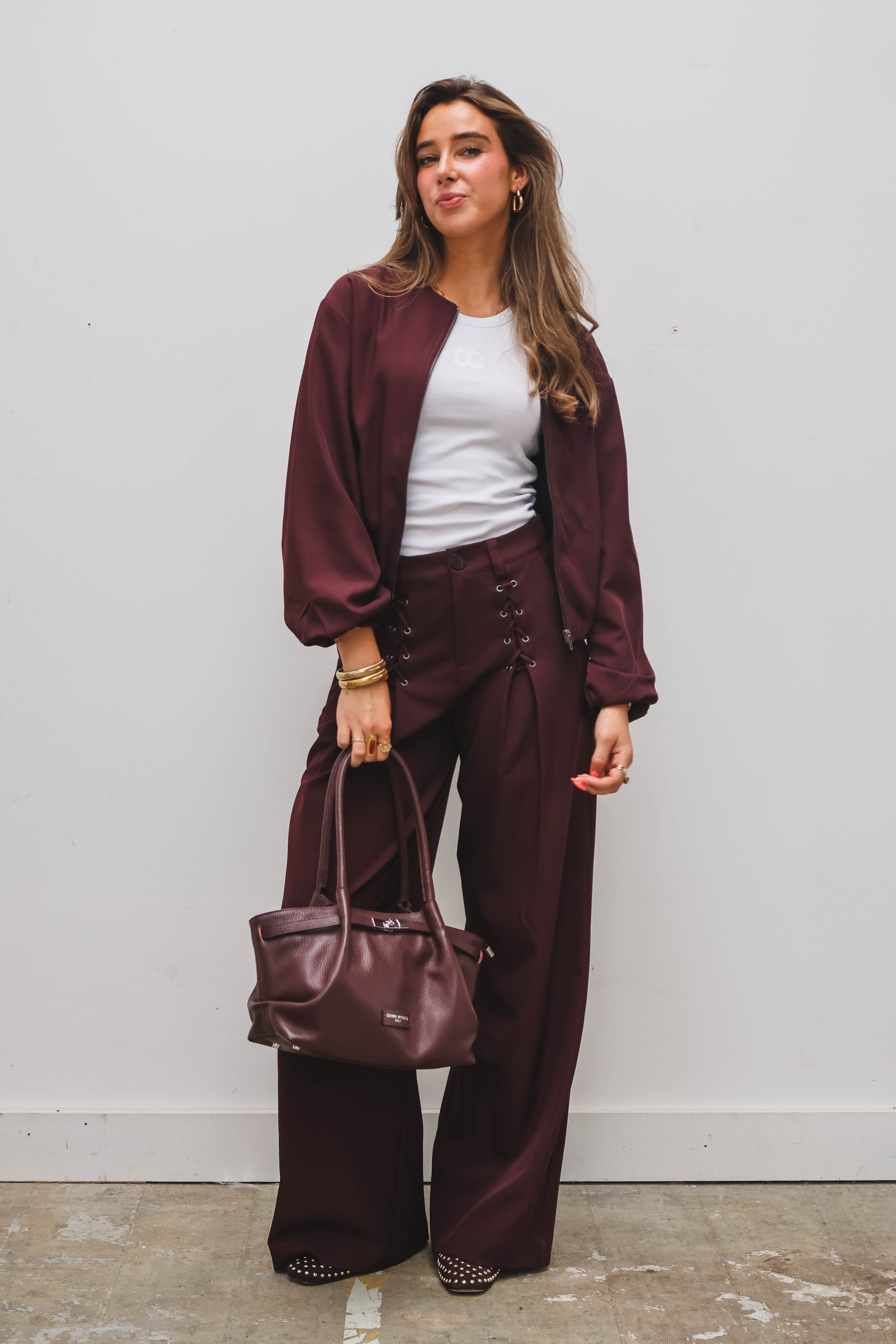 Co Couture Dames Broek Rood 1