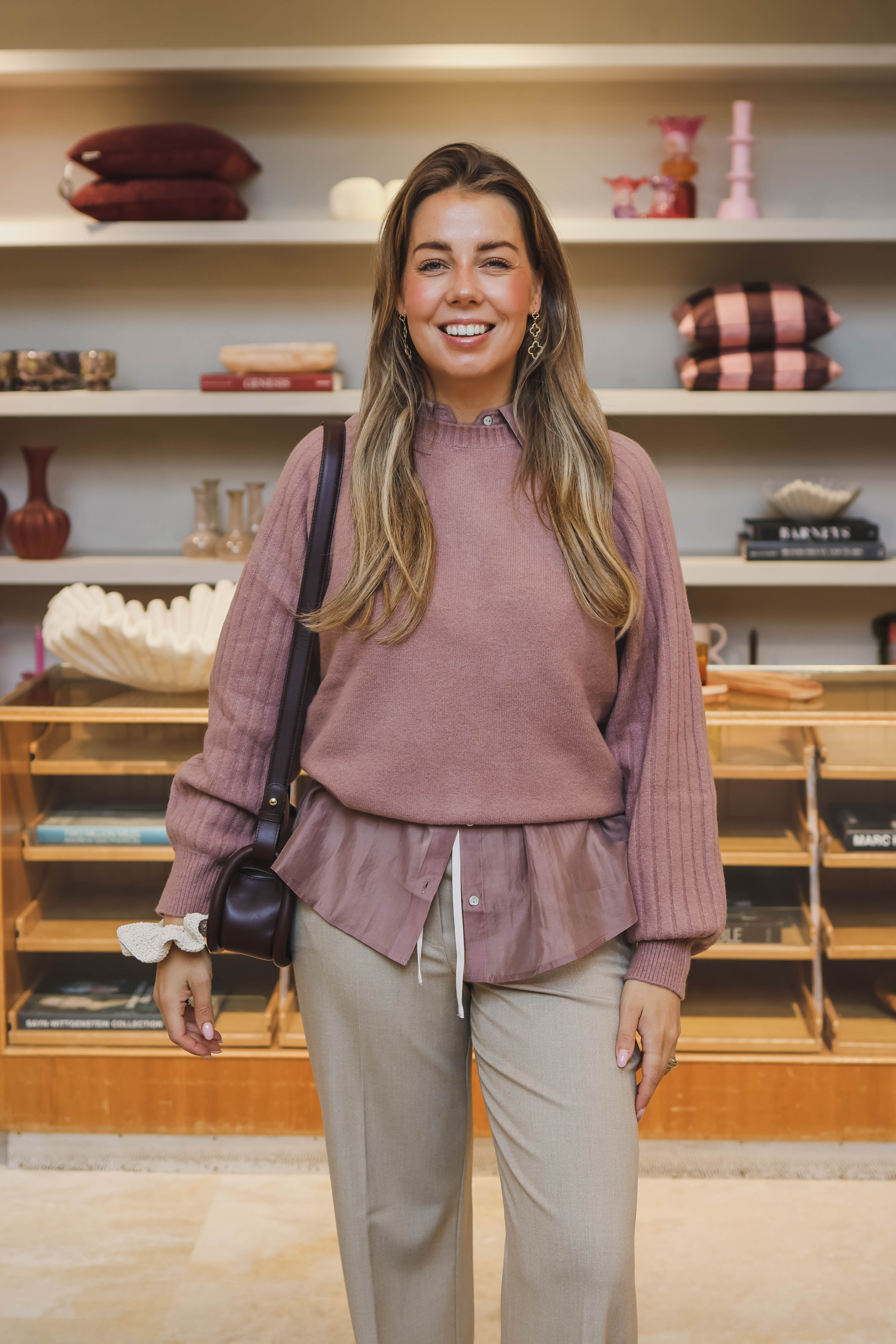 YAYA WOMEN Dames Trui Roze 2