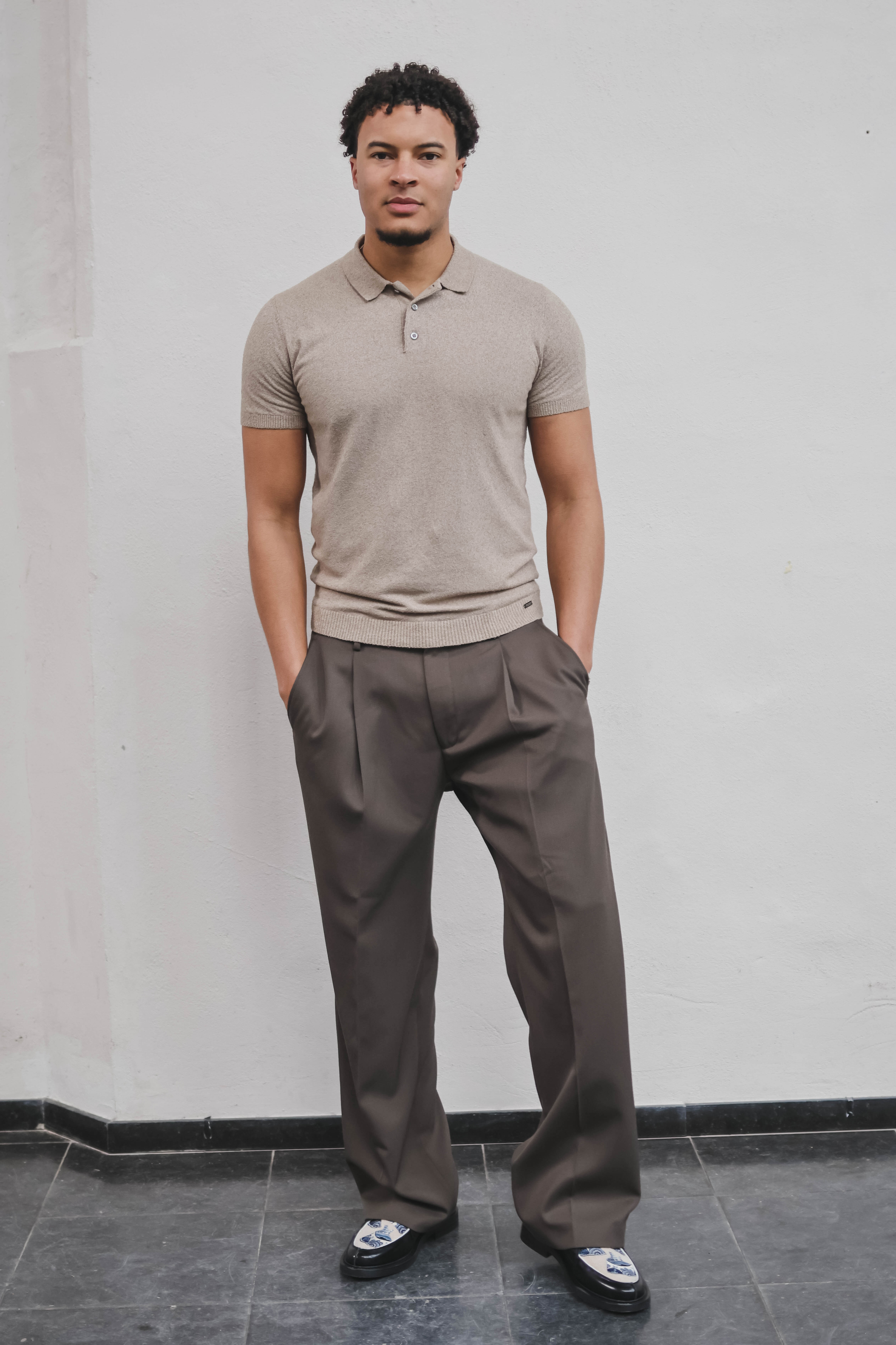 Gentiluomo Heren T-shirt Beige 2