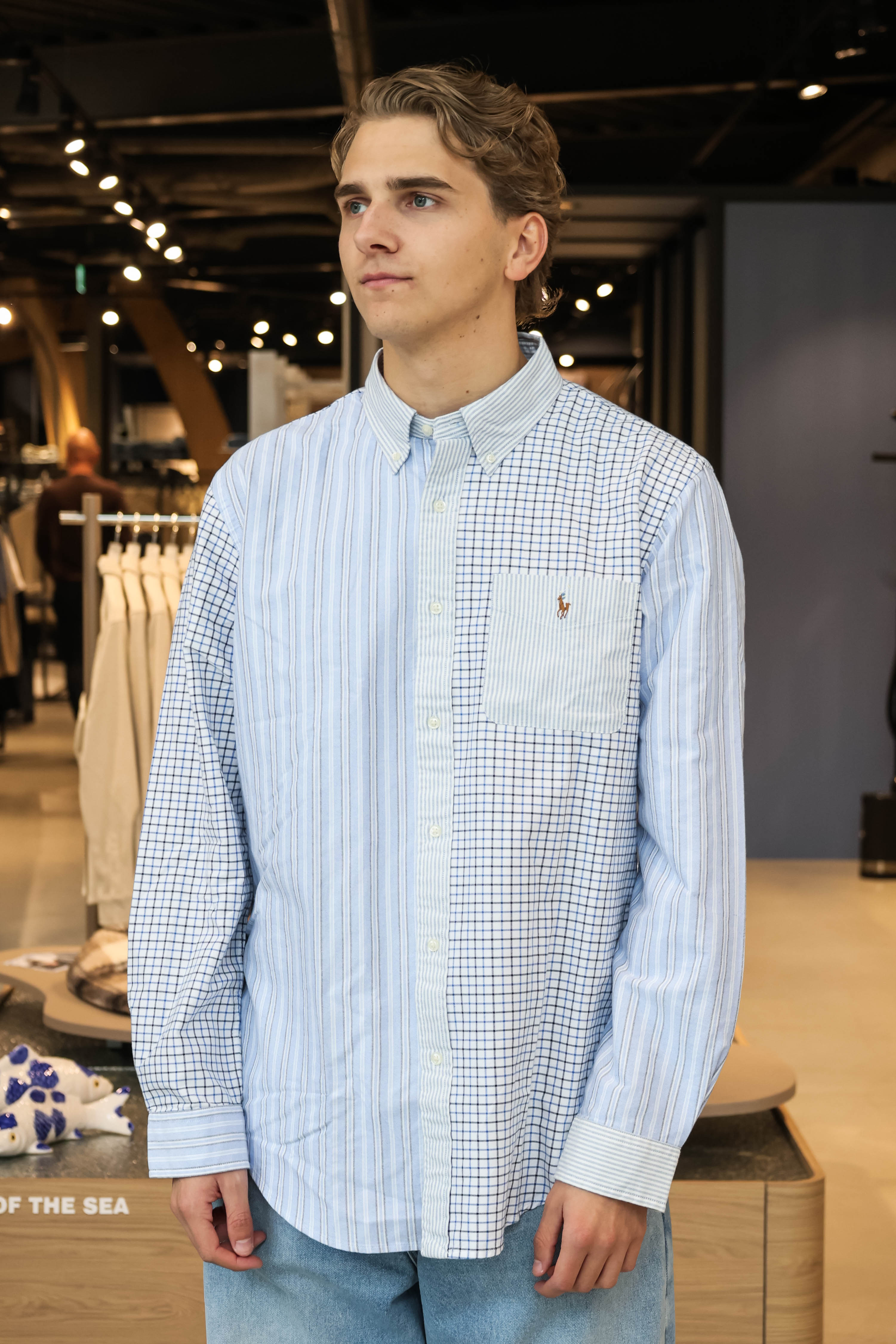 Ralph Lauren Heren Overhemd Lange Mouw Lichtblauw 1
