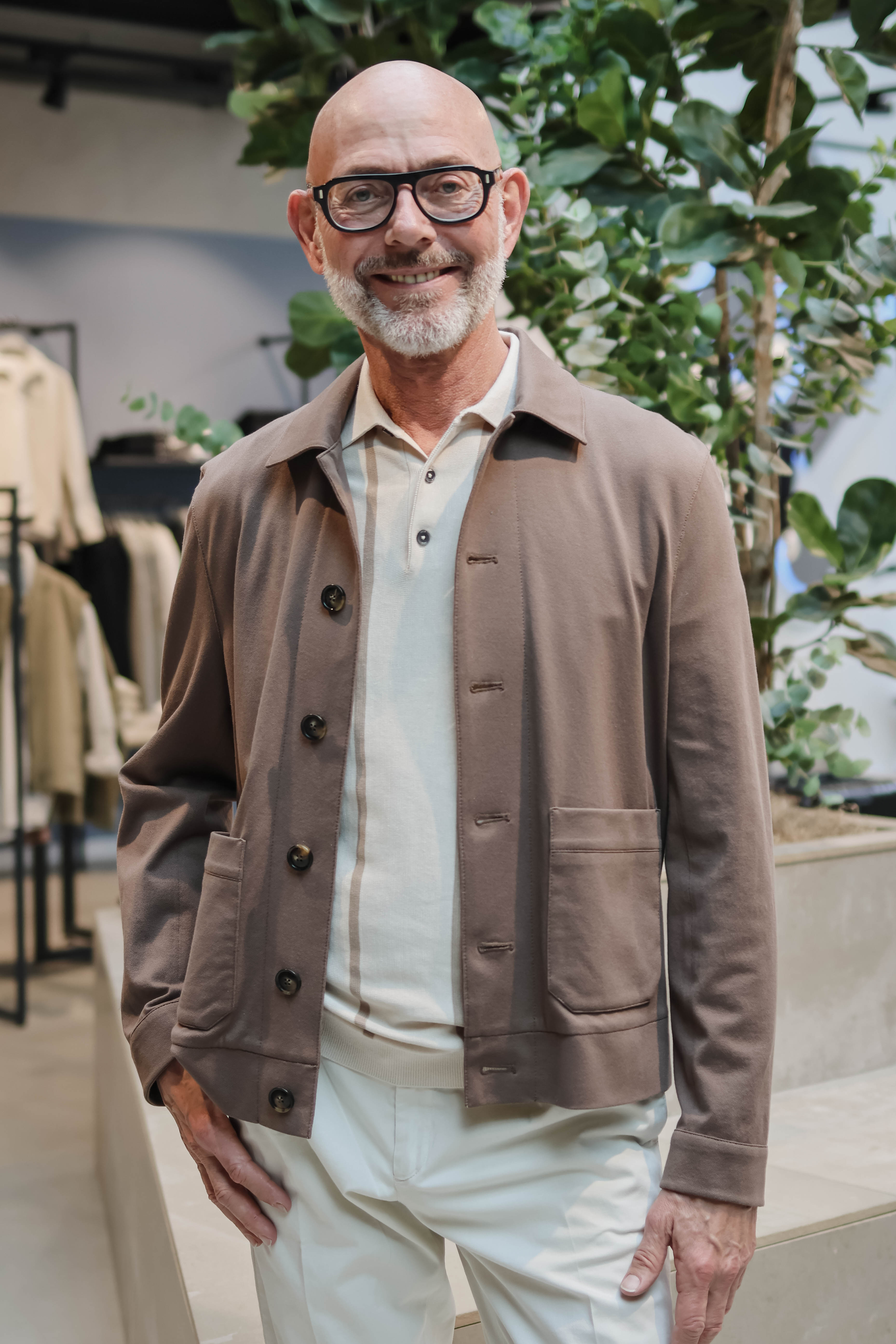 Circolo Heren Overshirt Bruin 1