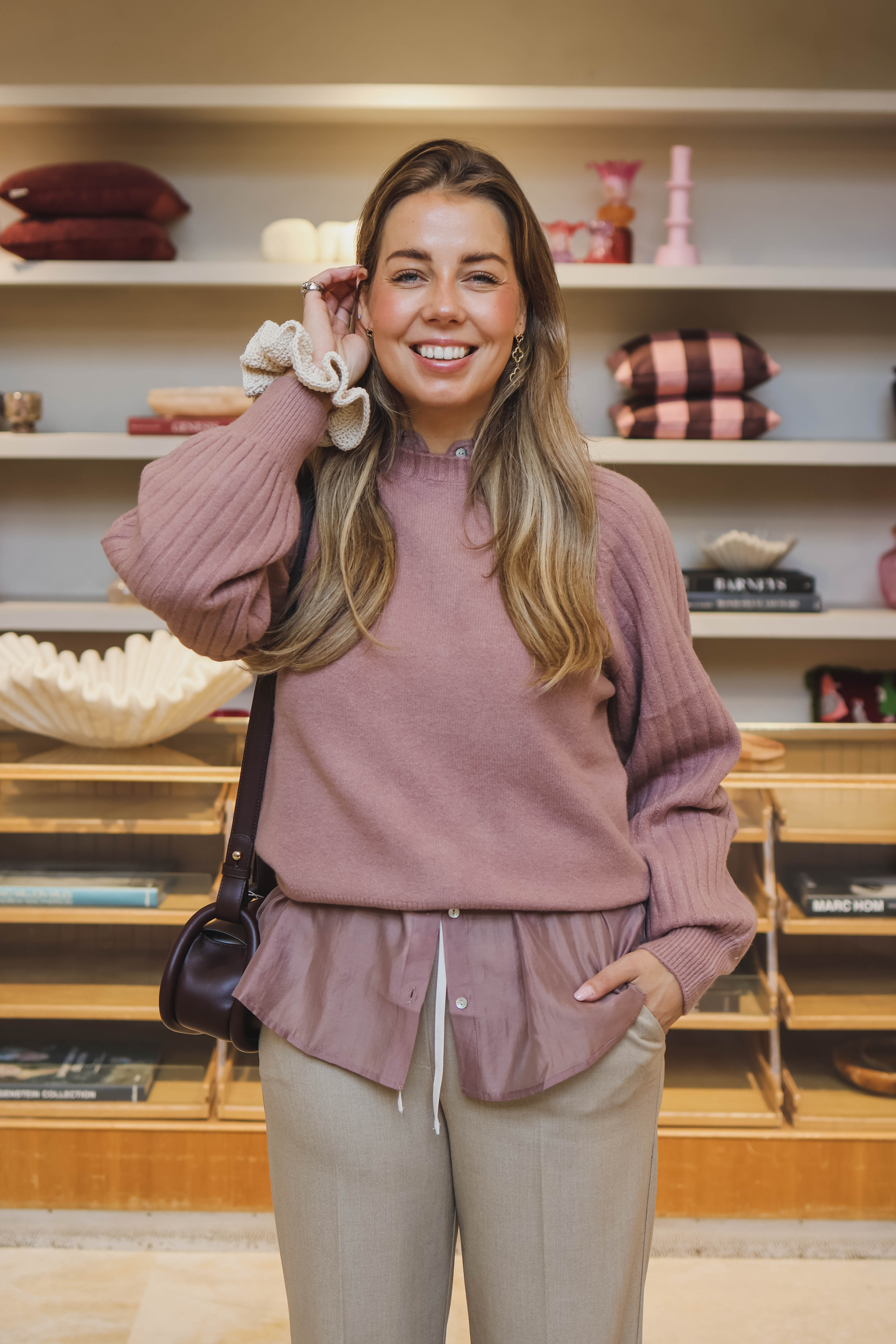 YAYA WOMEN Dames Trui Roze 1