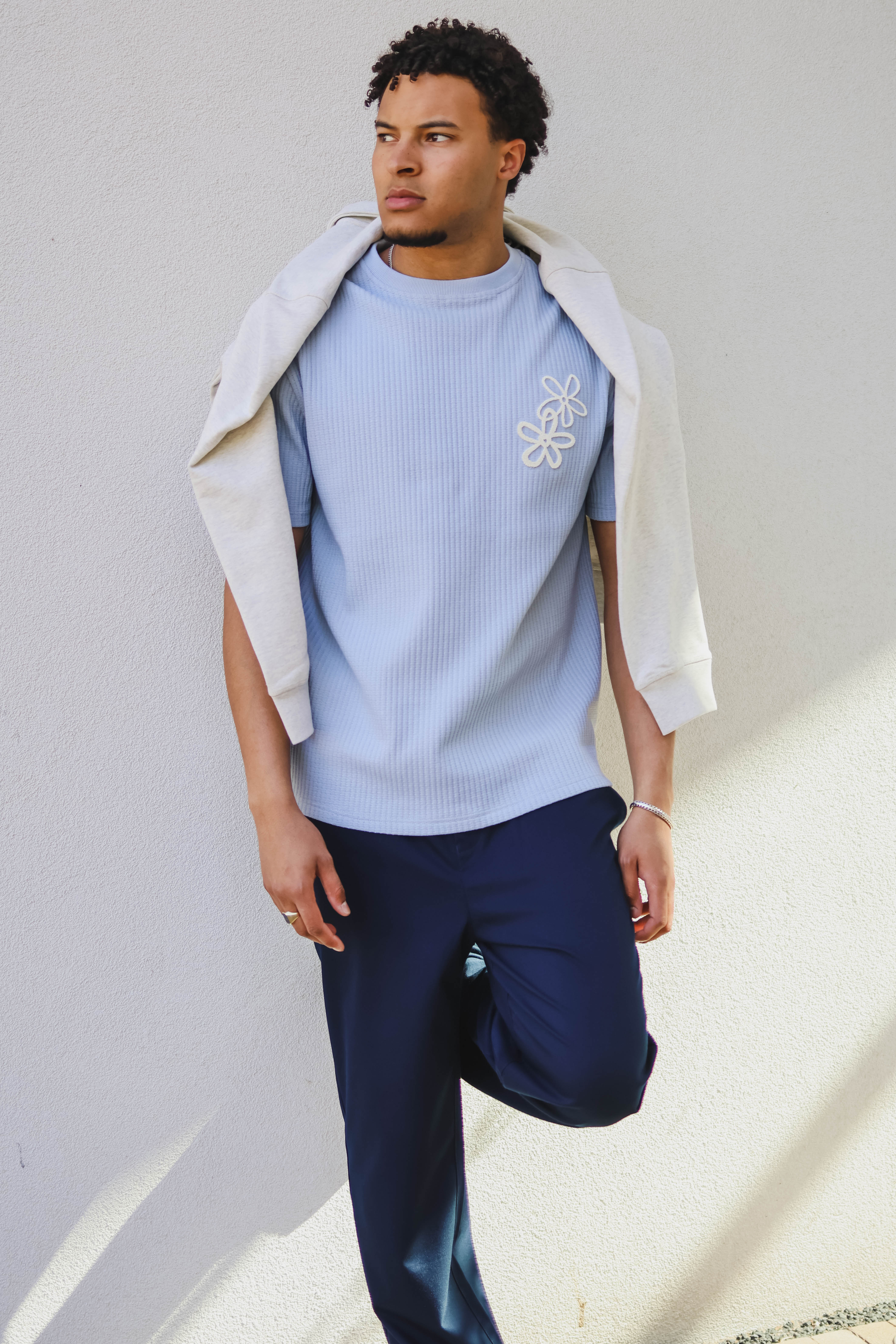 LAW OF THE SEA Heren T-shirt Blauw 4