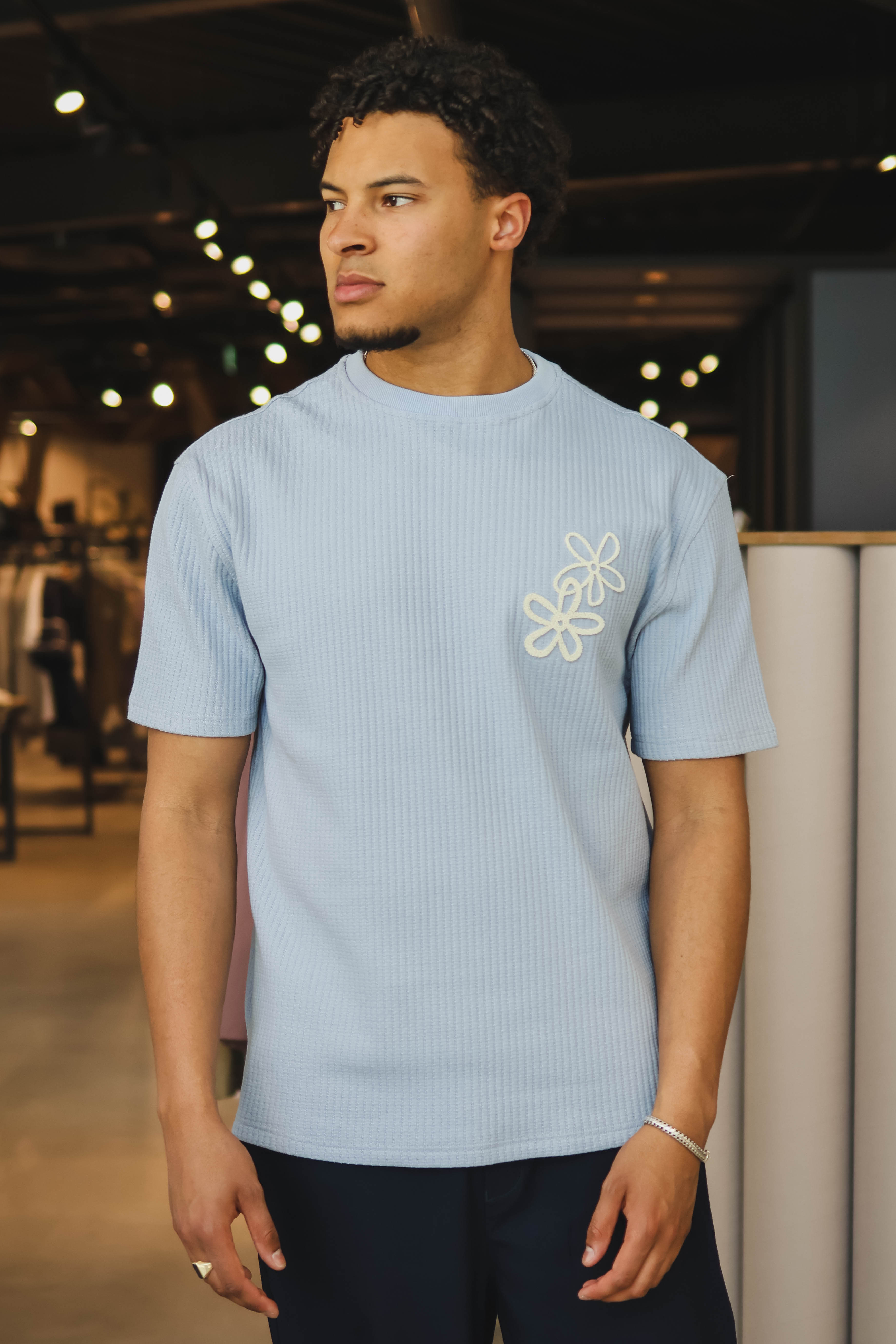 LAW OF THE SEA Heren T-shirt Blauw 1